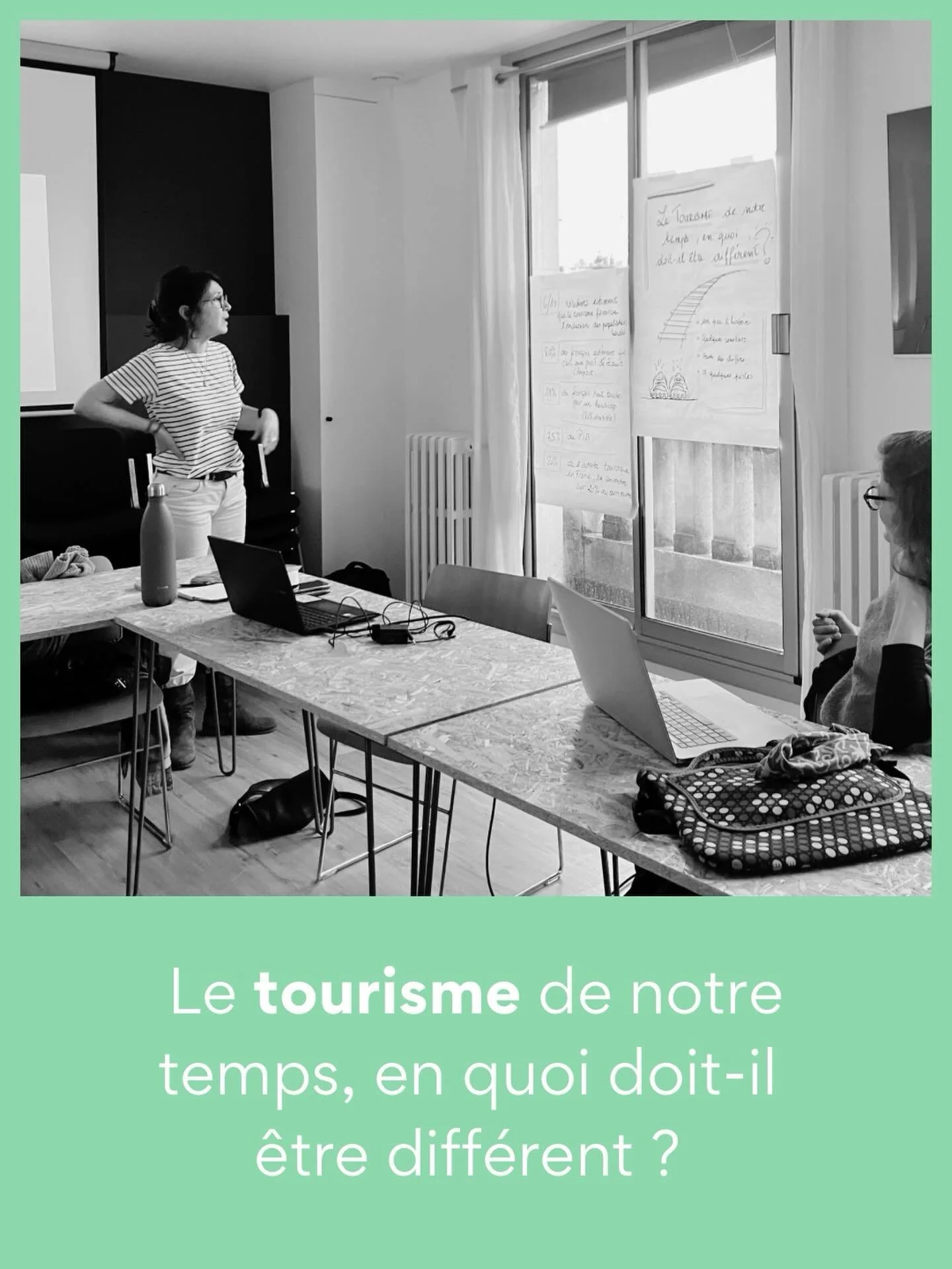 Mercredi j&rsquo;assistais &agrave; un atelier sur &laquo; Le tourisme de notre temps, en quoi doit-il &ecirc;tre diff&eacute;rent ? &raquo;, anim&eacute; par V&eacute;ronique M&eacute;nard

C&rsquo;est important d&rsquo;avoir conscience de l&rsquo;e