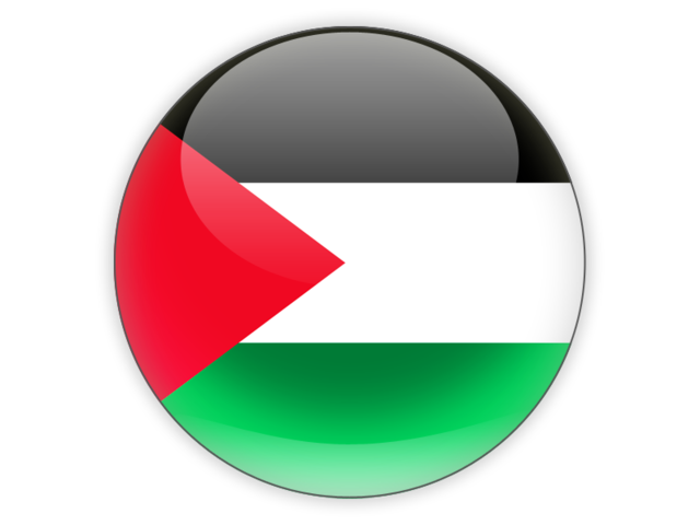 A glass globe featuring the flag of Sudan with black, white, green, and red colors.