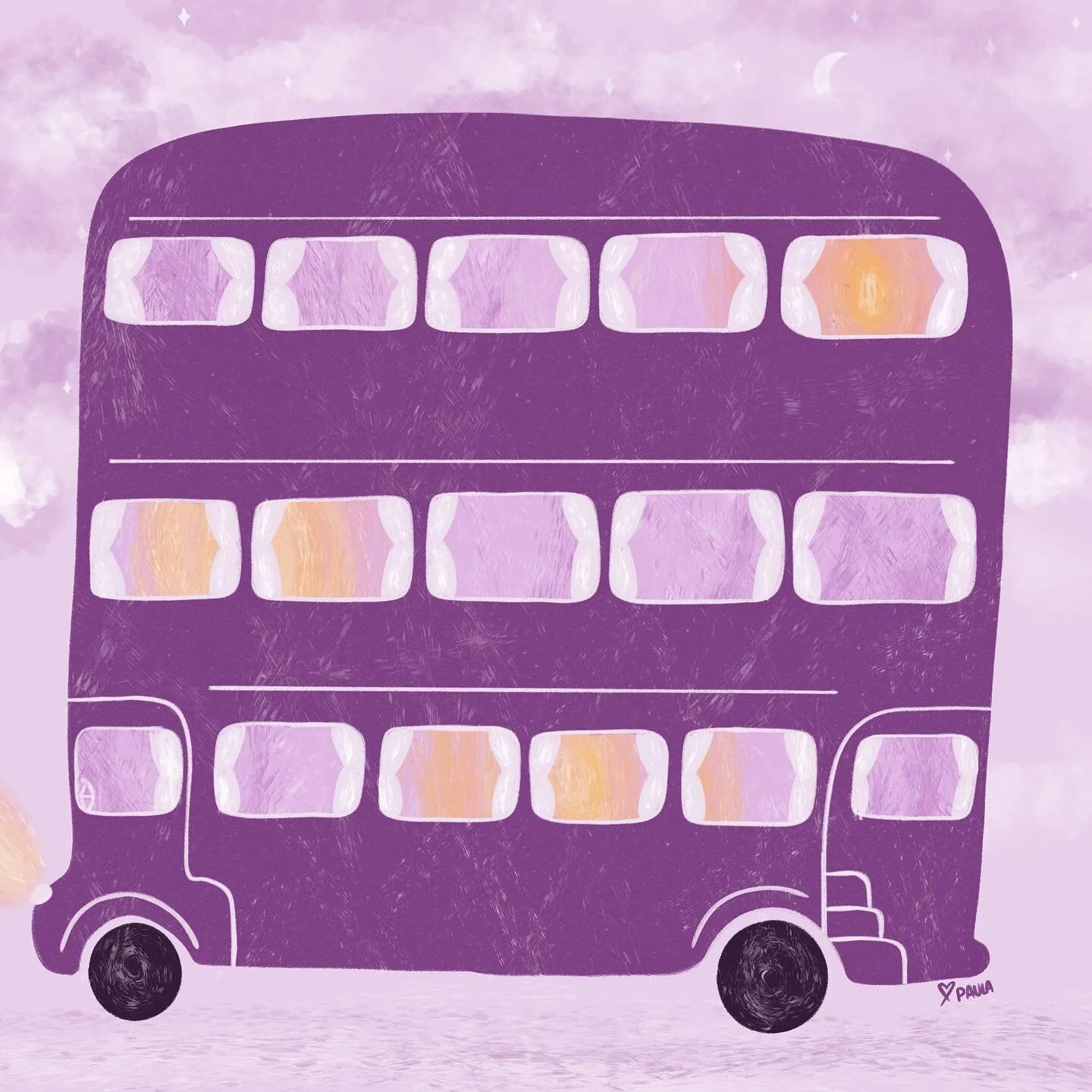 who is up for a magical bus ride? 🪄🔮✨
.
#creativecommunity #createeveryday #magicaldrawing #hpbus #wizarddrawing #harrypotterart #graphicdesign #illustration #illustratorsoninstagram #illustrationdrawing #magicalart #magic
