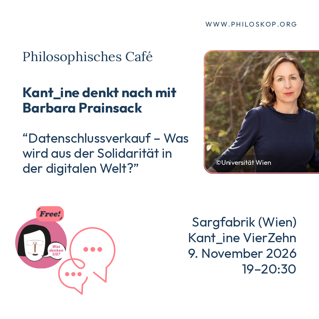 Kant_ine denkt nach mit Barbara Prainsack