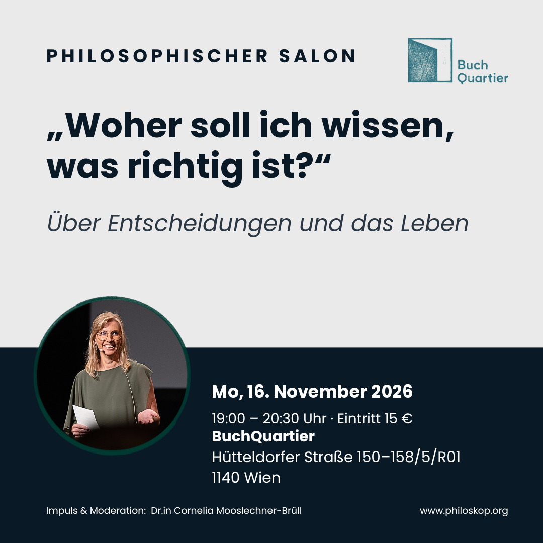 Philosophischer Salon: Entscheidungen