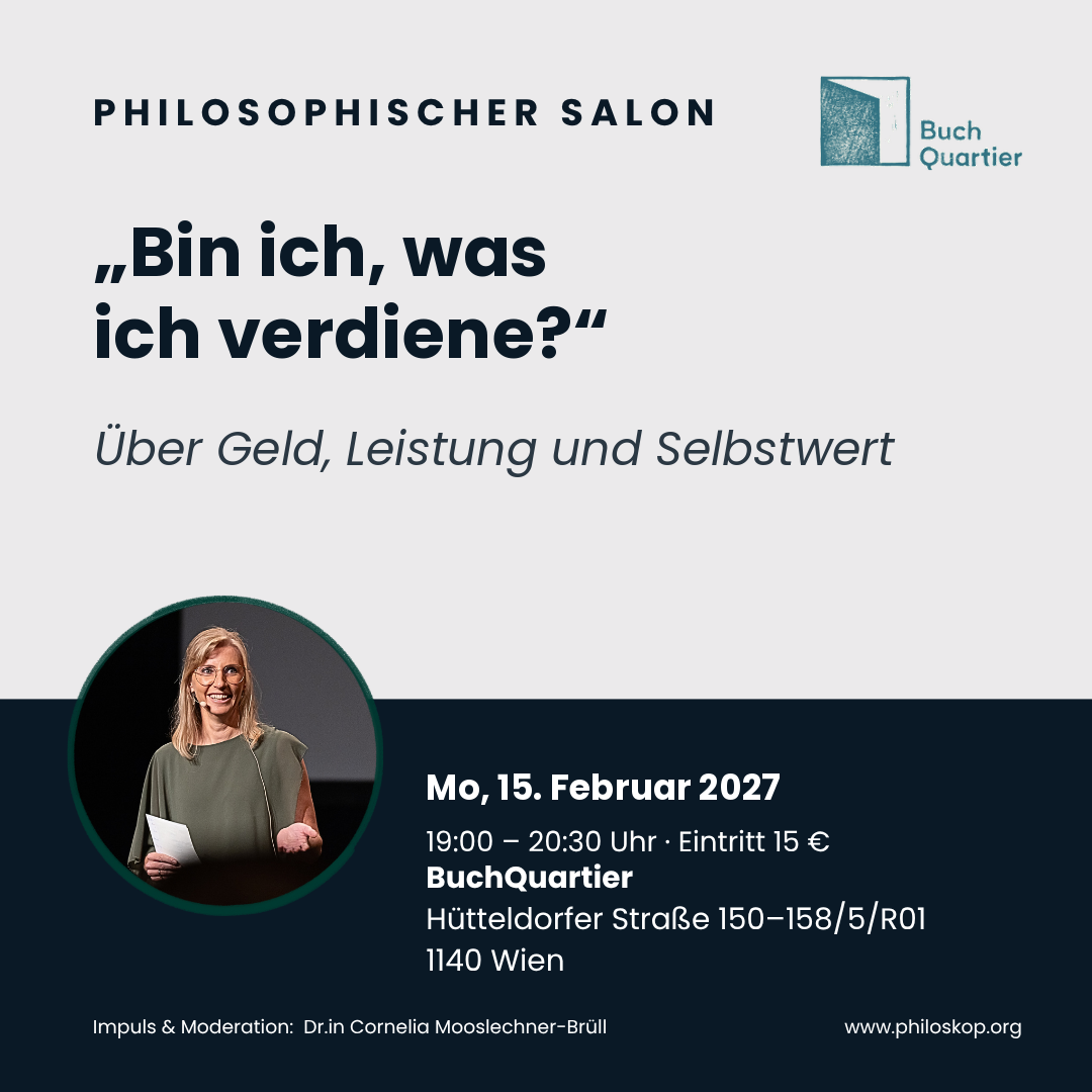Philosophischer Salon: Selbstwert