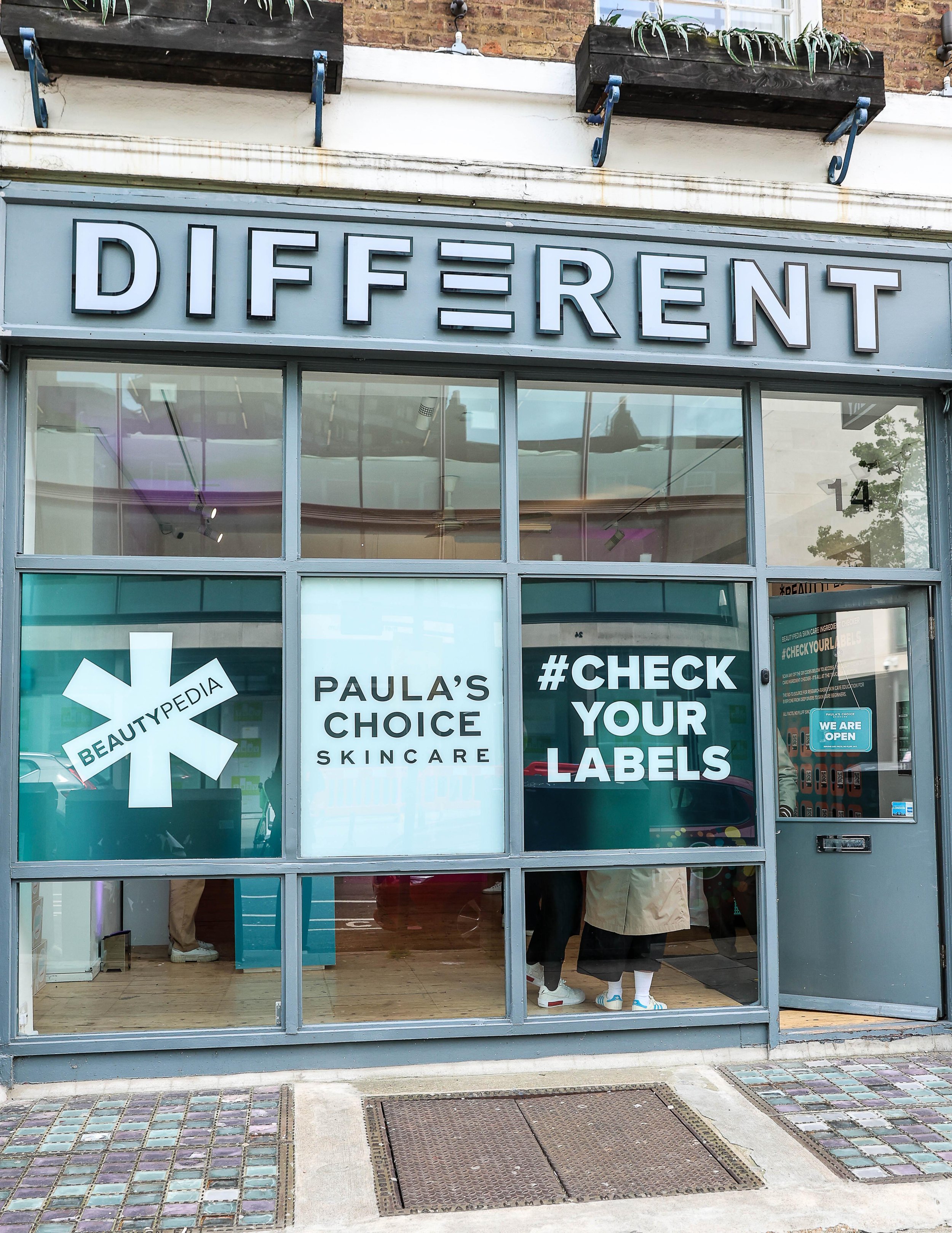 Backlash Agency, Paula's Choice, Pop-Up, London