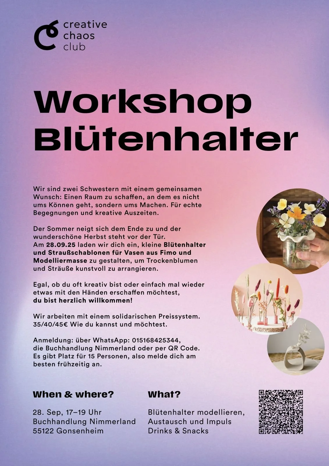 Workshop Blütenhalter
