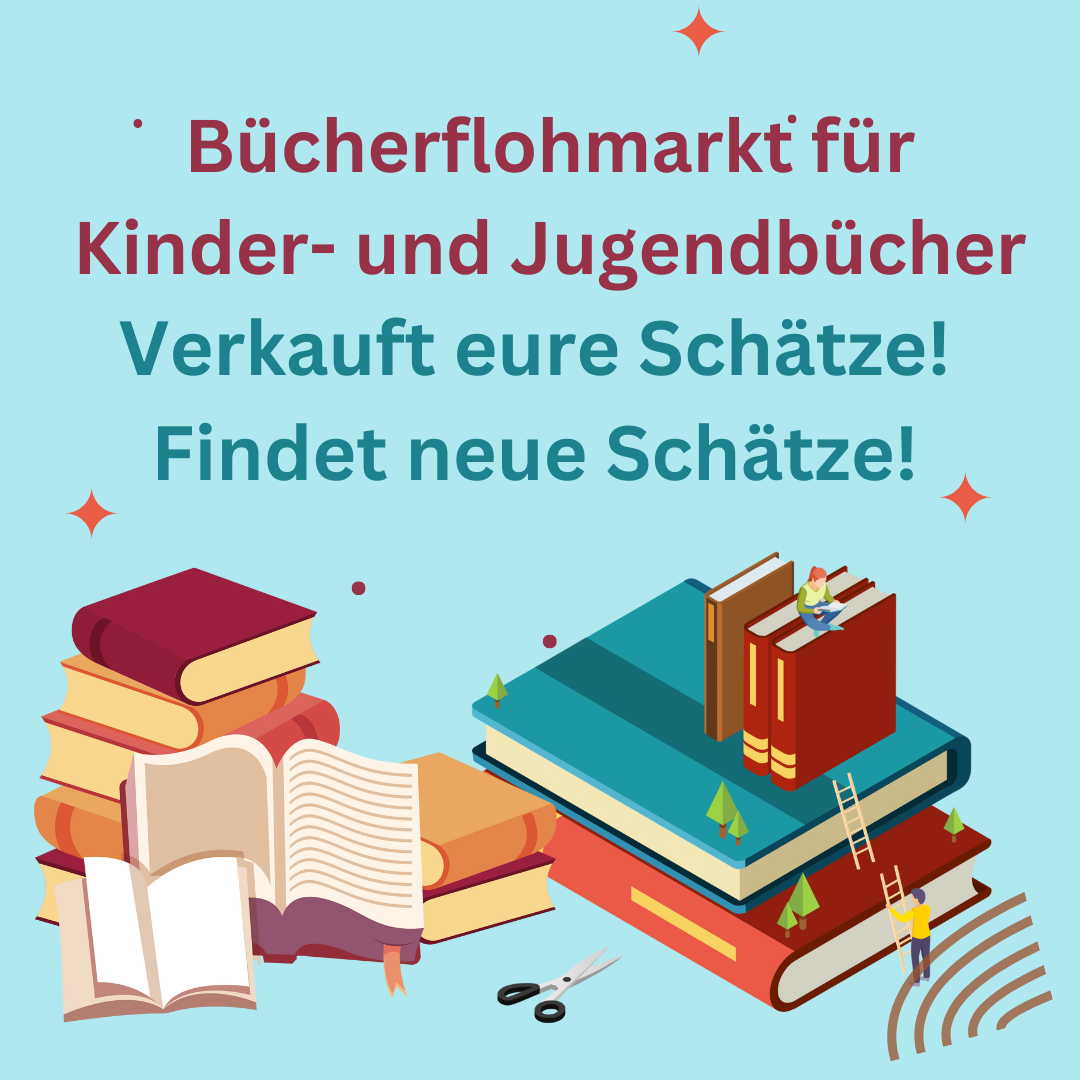 Bücherflohmarkt für Kinder- und Jugendbücher