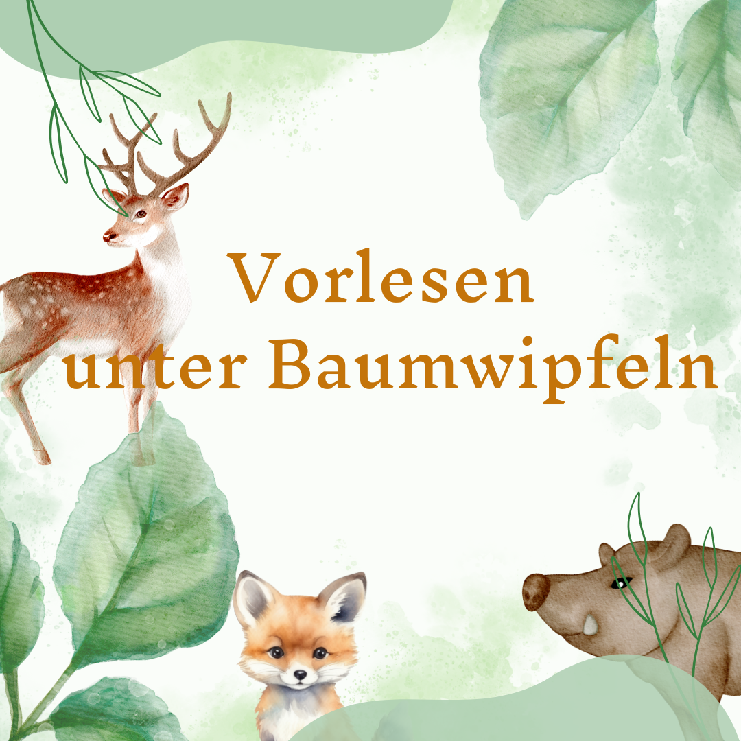 Vorlesen unter Baumwipfeln