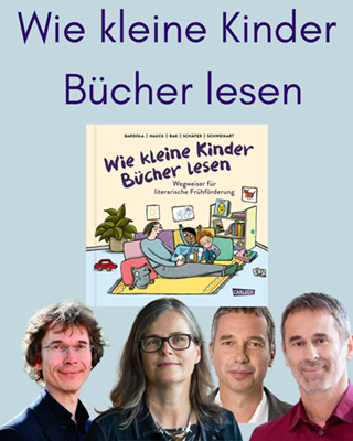 Wie kleine Kinder Bücher lesen