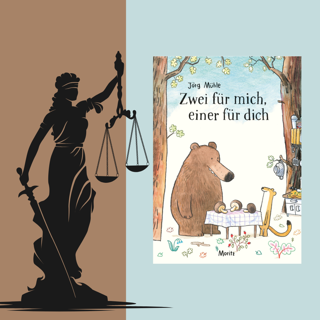 Jörg Mühle: Zwei für mich, einer für dich Moritz Verlag