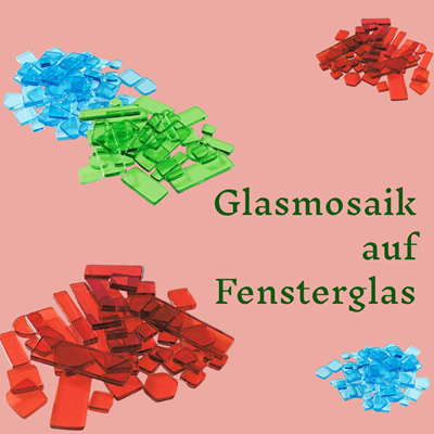 Glasmosaik auf Plexiglas