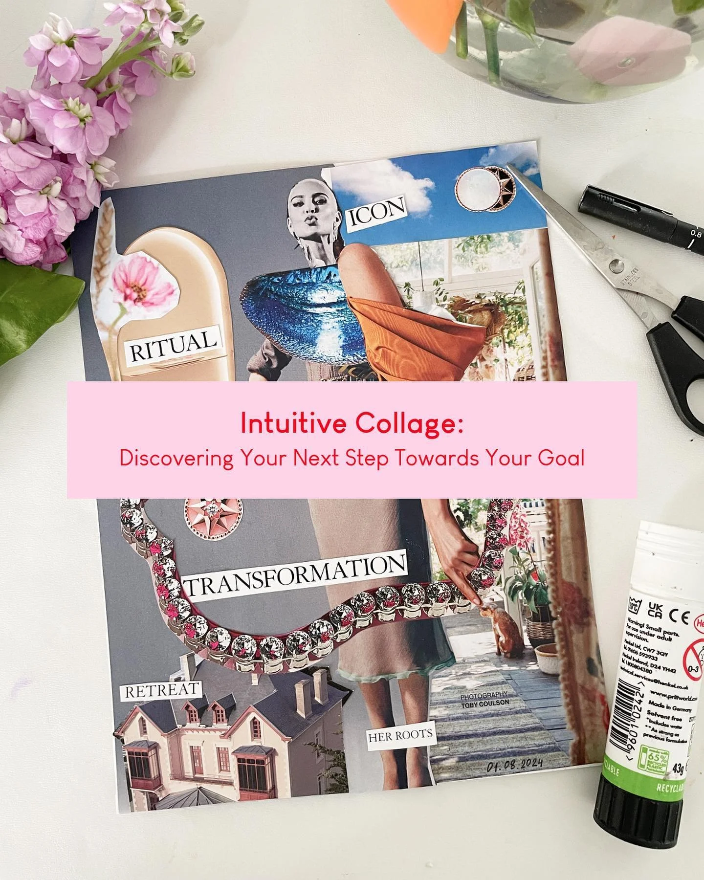 You can ask your subconscious mind any question and receive answers in the form of images and words. Intuitive collage, for example, allows the conscious mind to relax and lets the deeper layers of the psyche emerge. It&rsquo;s like loading your inte