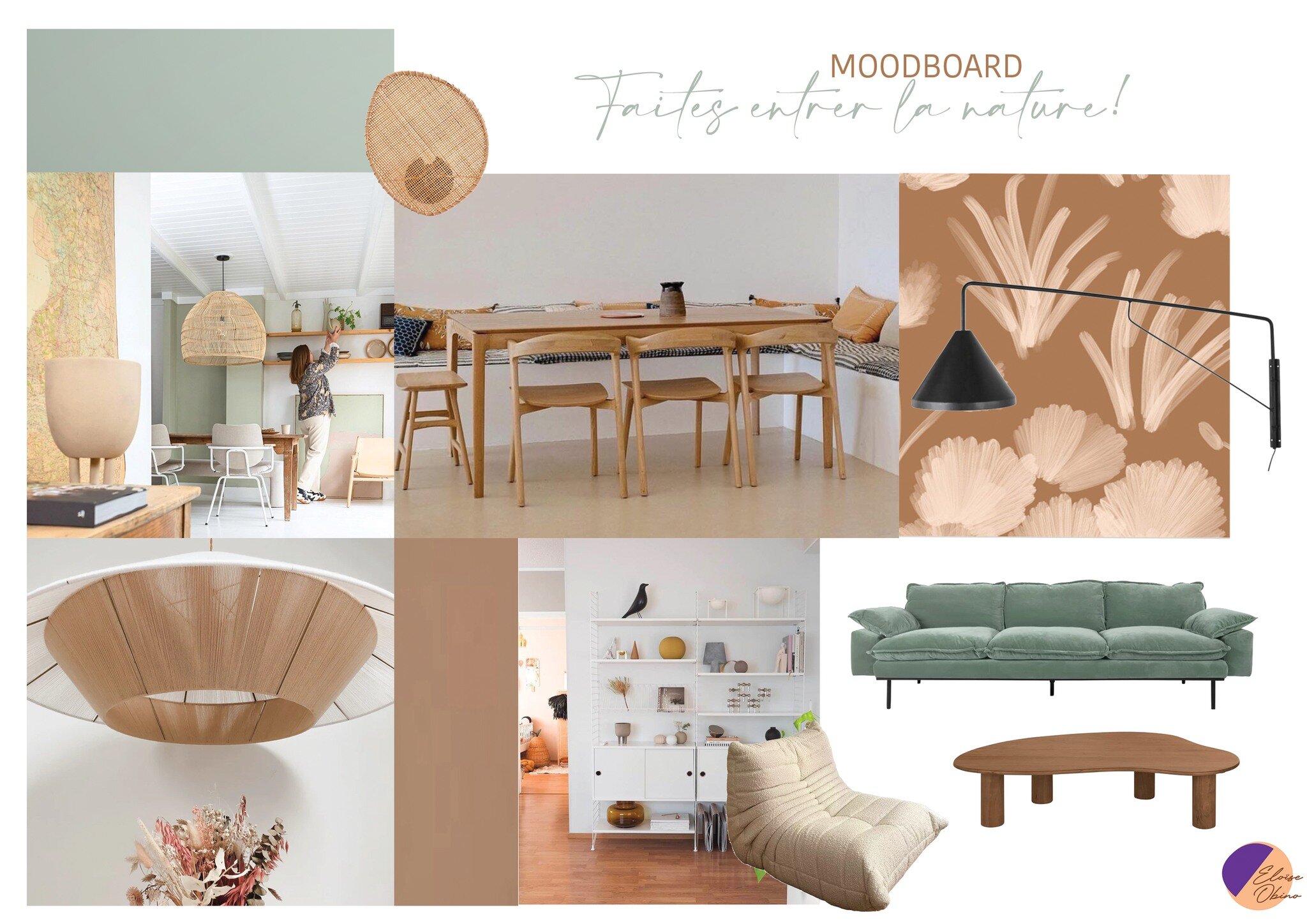 #moodboard &bull;REFUGE CHIC&bull;
Faites entrer la nature!

Association de teintes douces et mati&egrave;res authentiques inspir&eacute;es par la nature qui entoure cette maison &agrave; la vue &eacute;poustouflante ! 
Du mobilier chic et intemporel