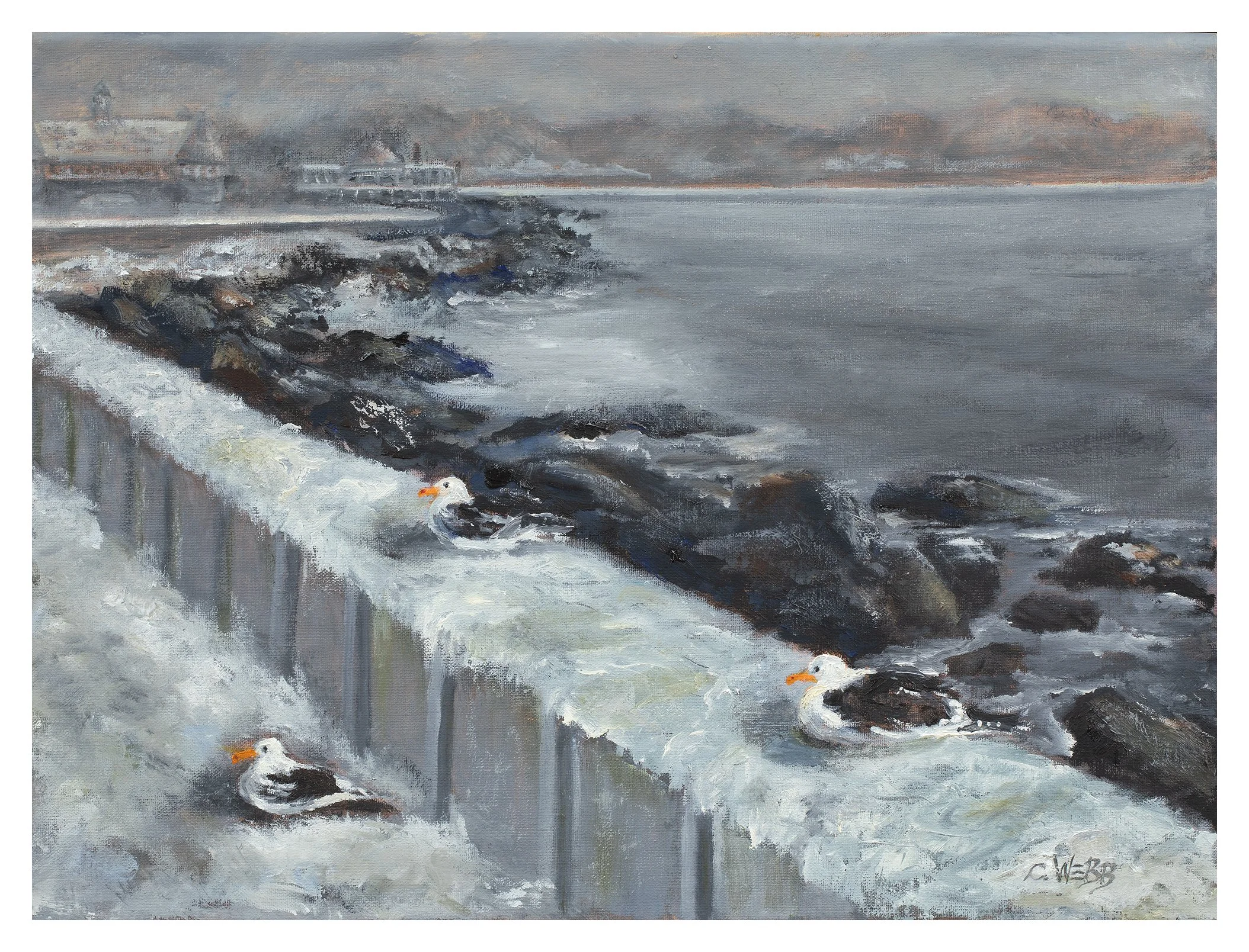 Hanging Out at the Seawall