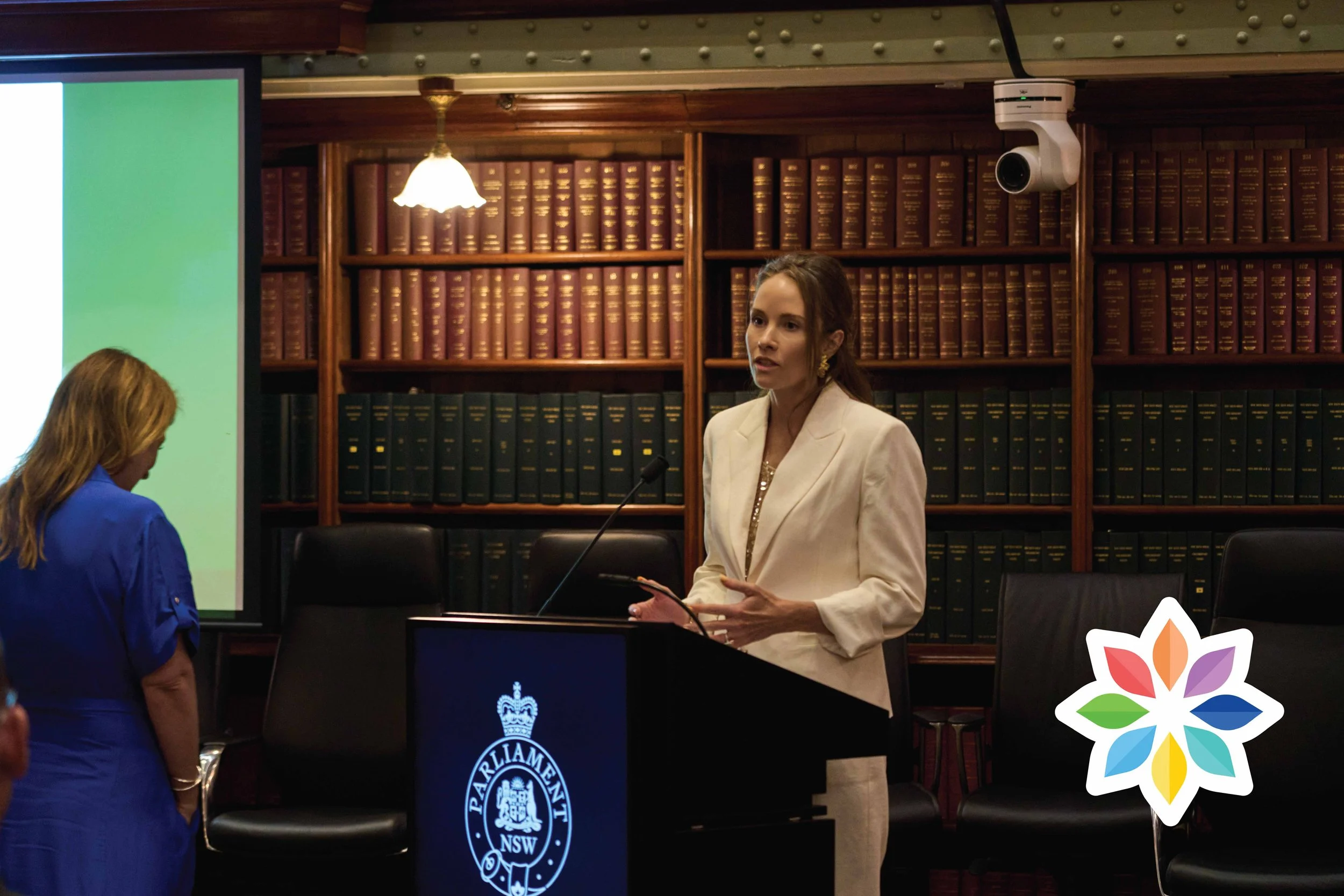 Jacqui Scruby MP addresses the audience @ National Survivors Day at NSW Parliament House 2025