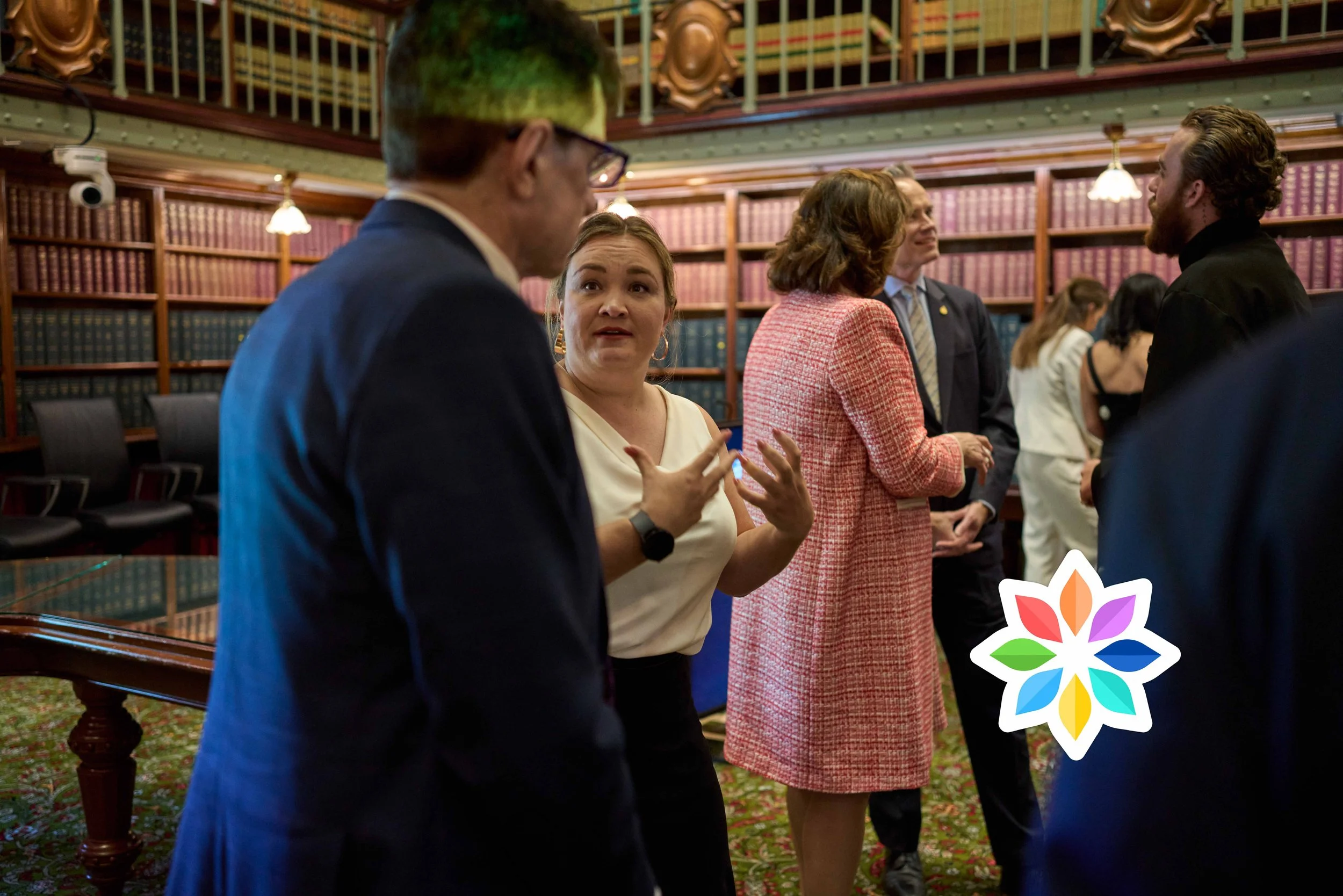 Peter and Clare Leaney, CEO of National Survivors Foundation @ National Survivors Day at NSW Parliament House 2025