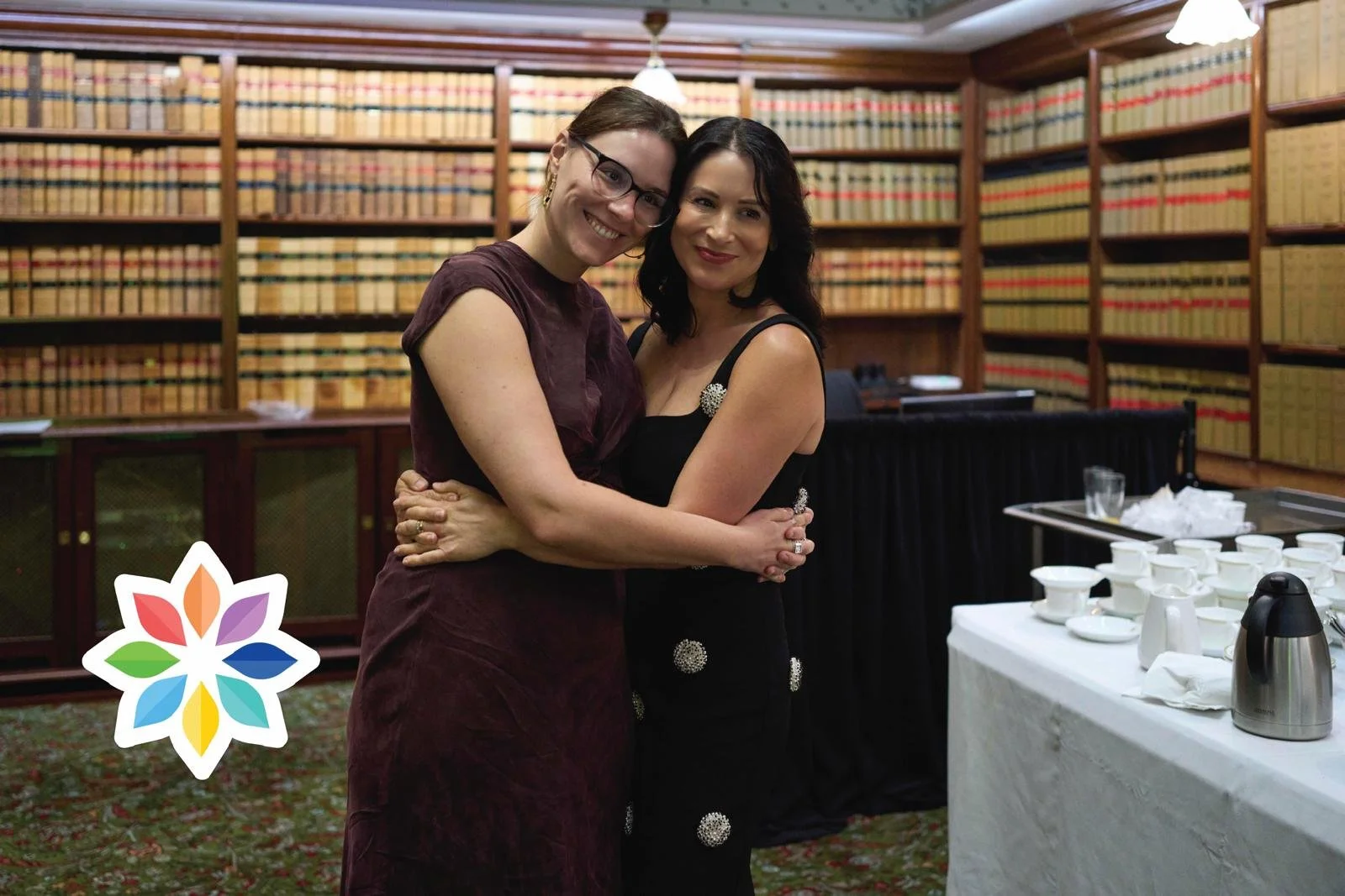 Sarah Rosenberg, Executive Director or With You We Can, and Ambassador Melanie Jai @ National Survivors Day at NSW Parliament House 2025