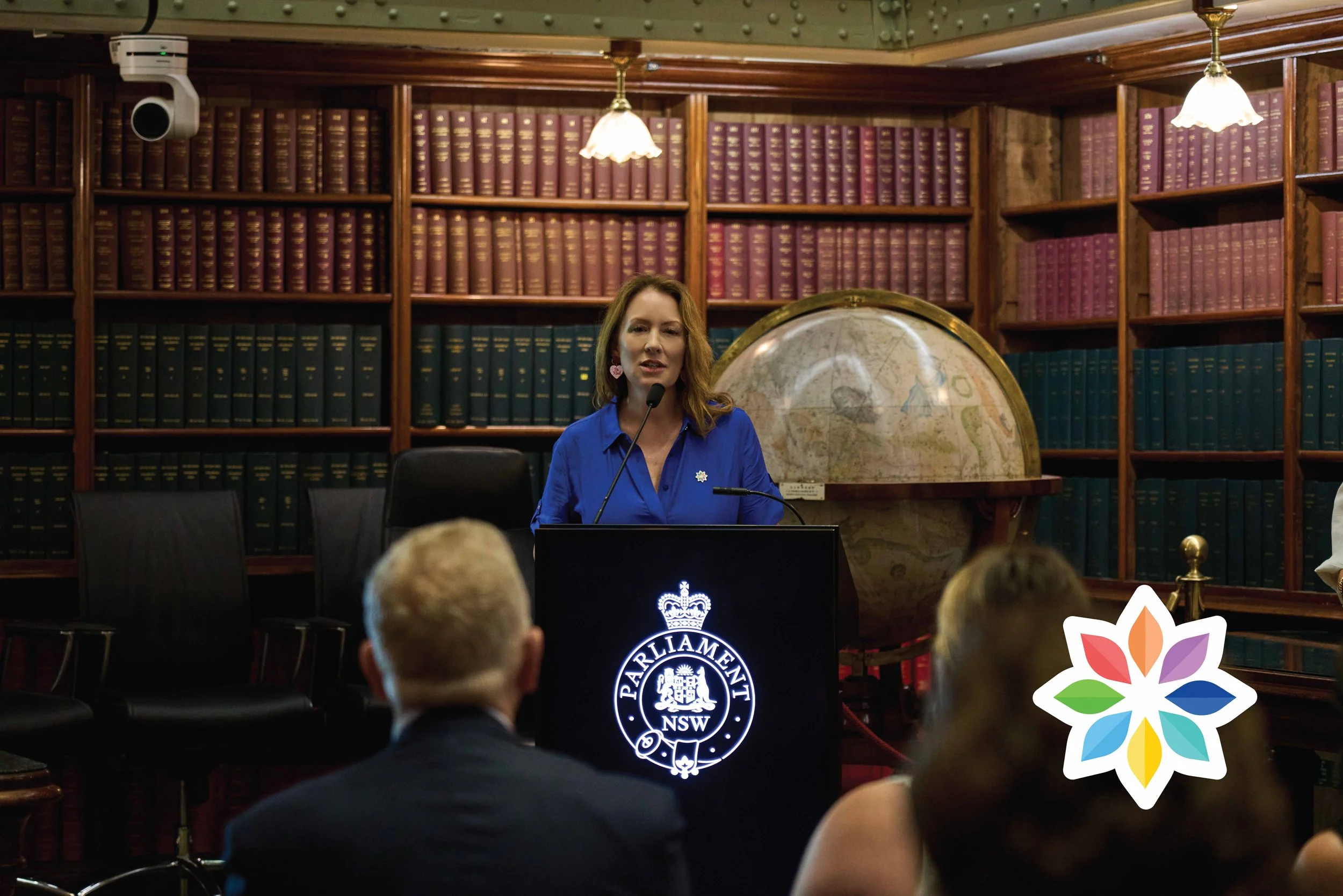 The Hon. Abigail Boyd addresses the audience @ National Survivors Day at NSW Parliament House 2025
