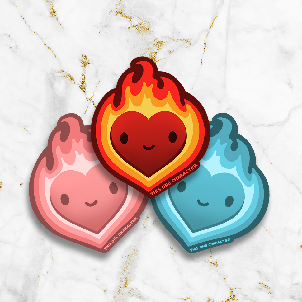 Flame Heart 3-Pack