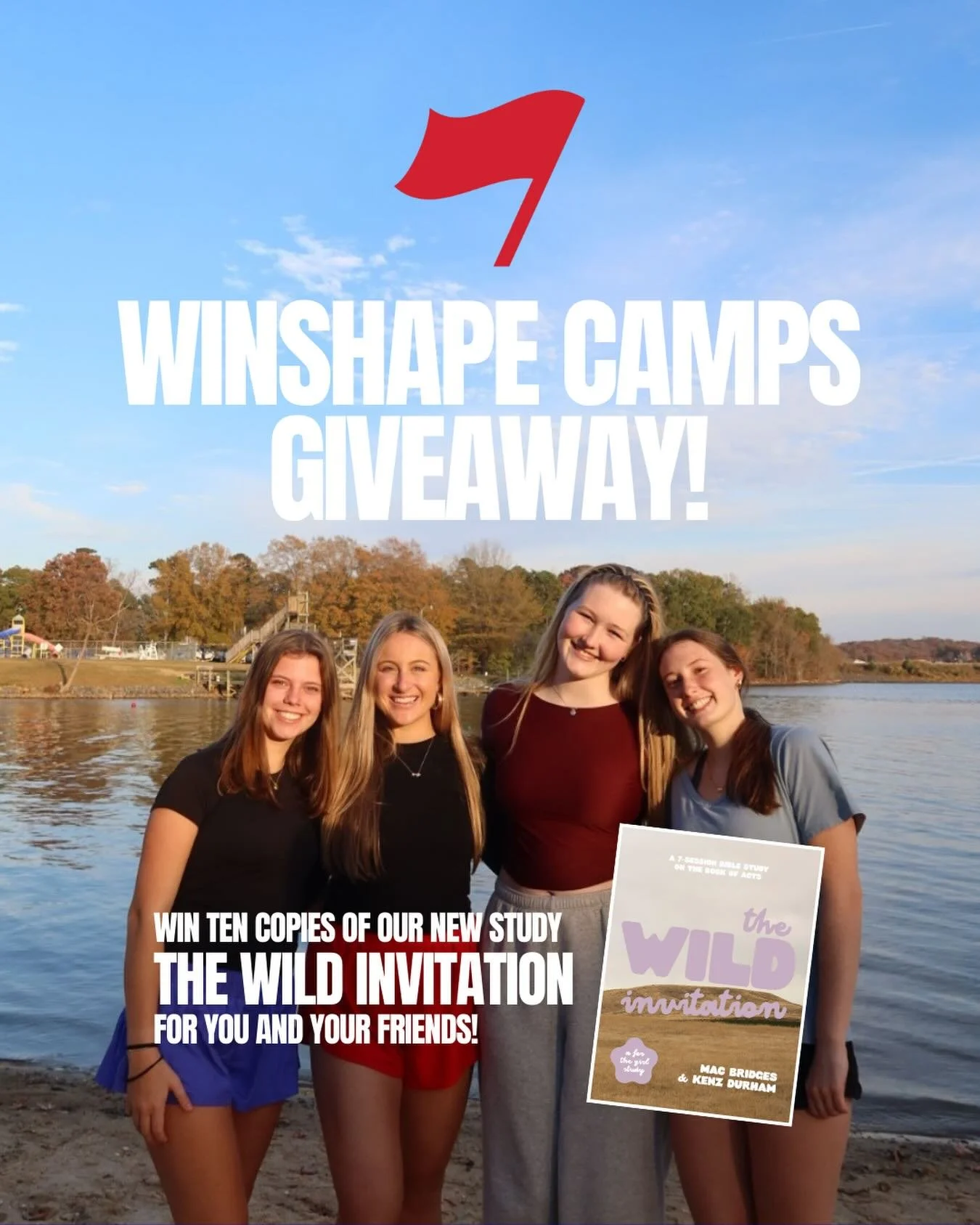 Want to win up to 10 copies of our new study - The Wild Invitation - for your entire Bible study group?! Enter our giveaway with @winshapecamps!

All you have to do is fill out the WinShape Camps interest form that can be found at the link in our bio