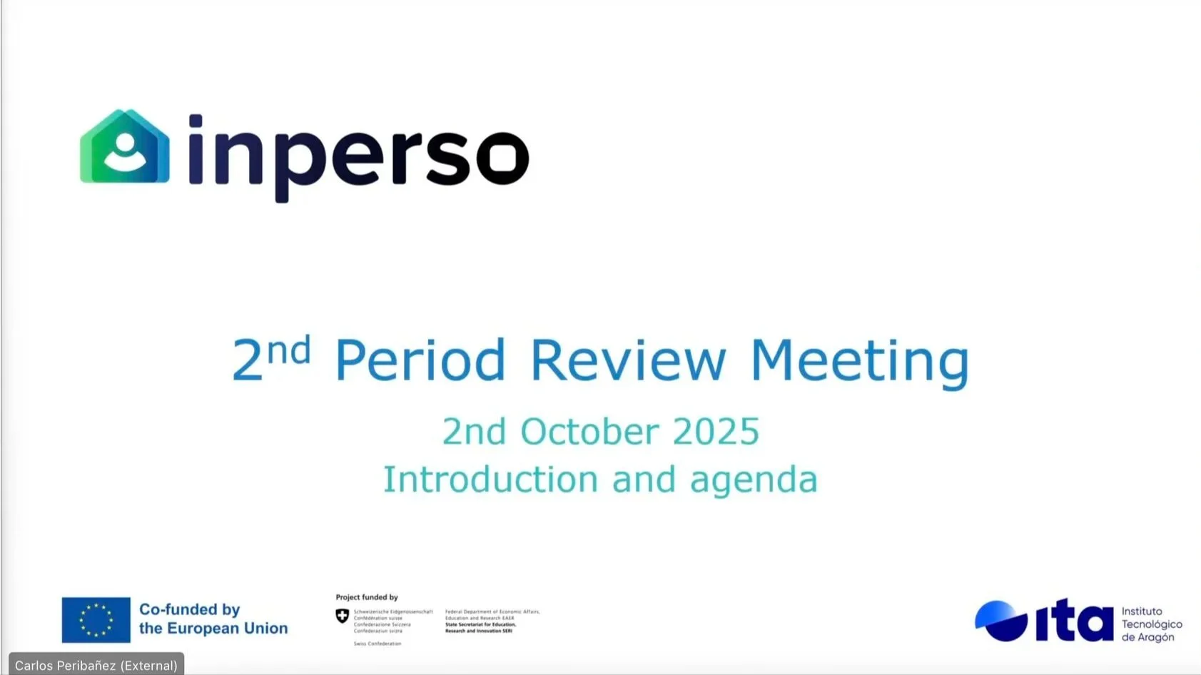 INPERSO Project Holds Second Review Meeting and Moves Forward to the Final Phase