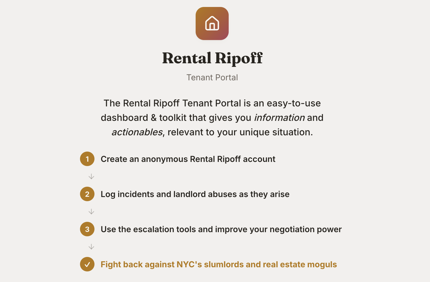 The Rental Ripoff Portal
