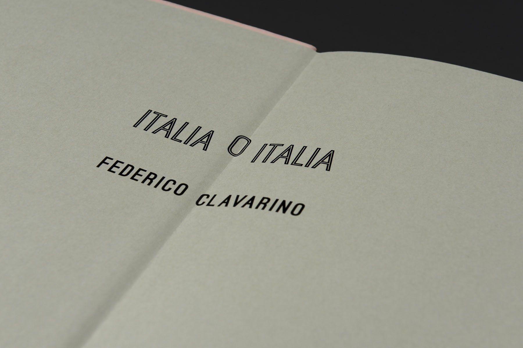 Federico Clavarino – Italia O Italia — Void