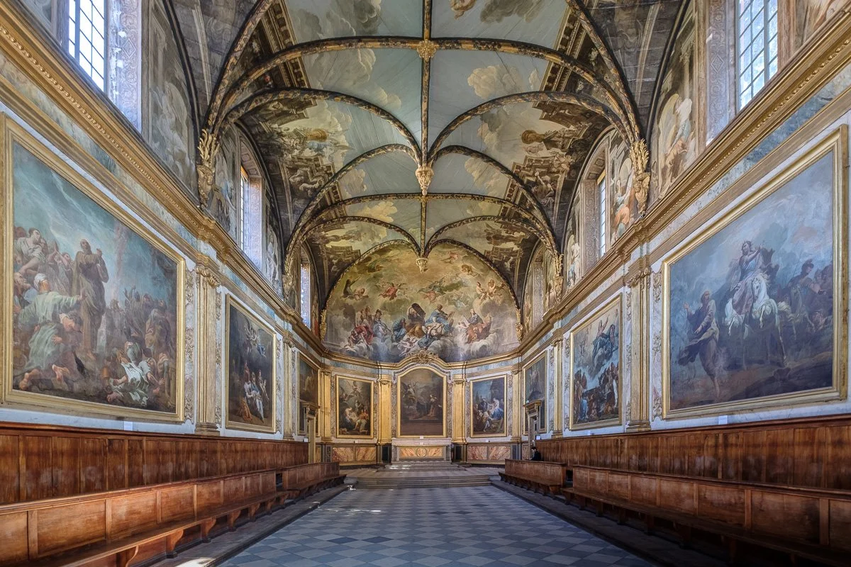 Vue intérieure de la Chapelle des Carmélites