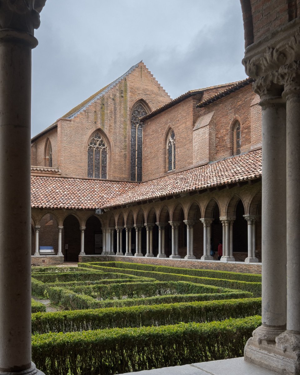 Vue depuis le cloitre du Couvent des Jacobins