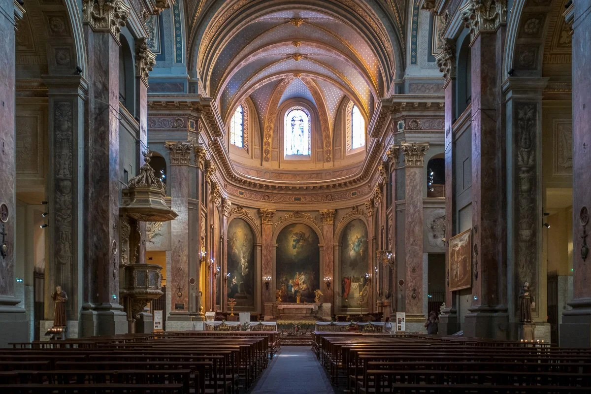 Vue intérieure de la Basilique Notre Dame de la Daurade