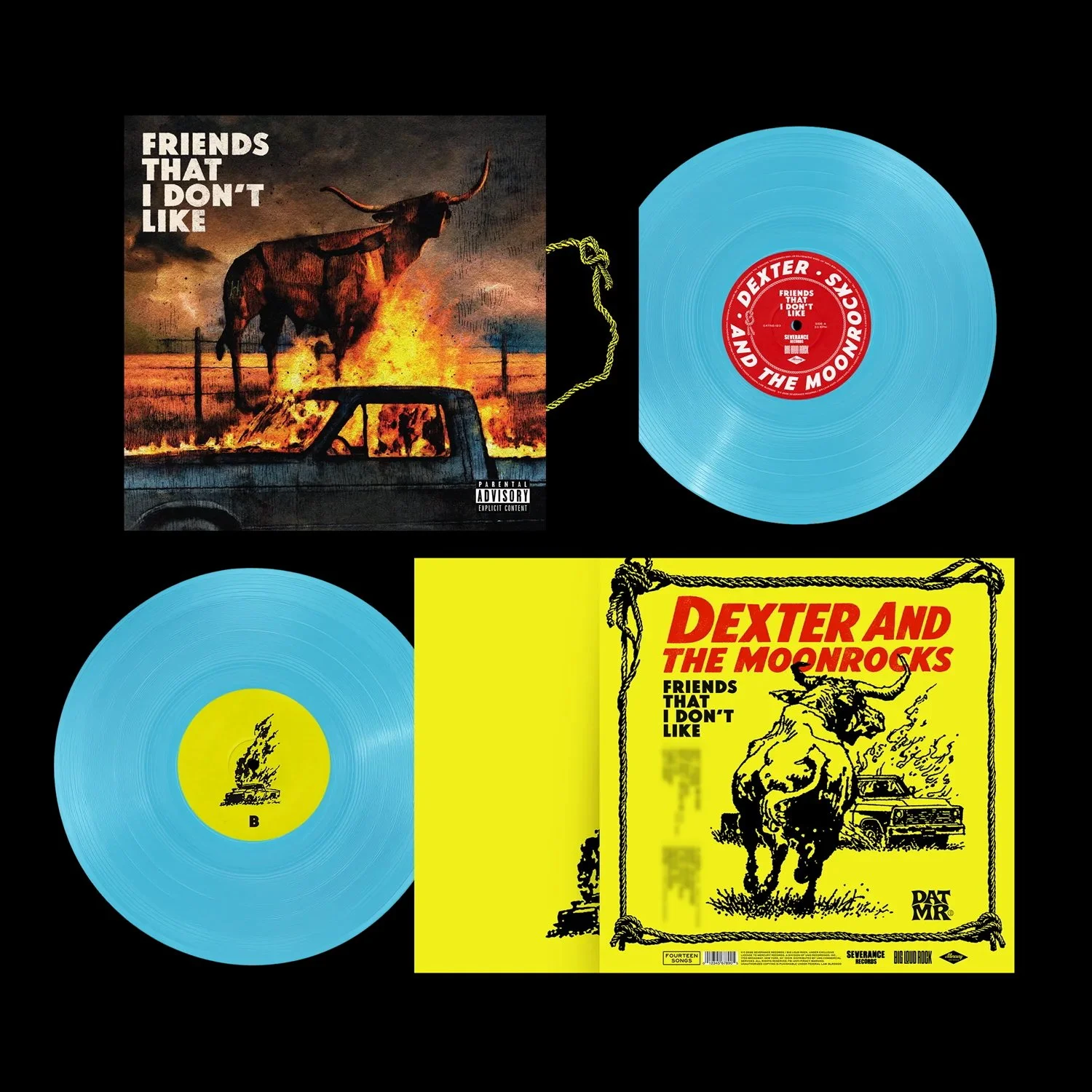 Dexter and the Moonrocks - "Friends That I Don't Like" [Blizzard Blue LP] *PREORDER 10/2/2026*