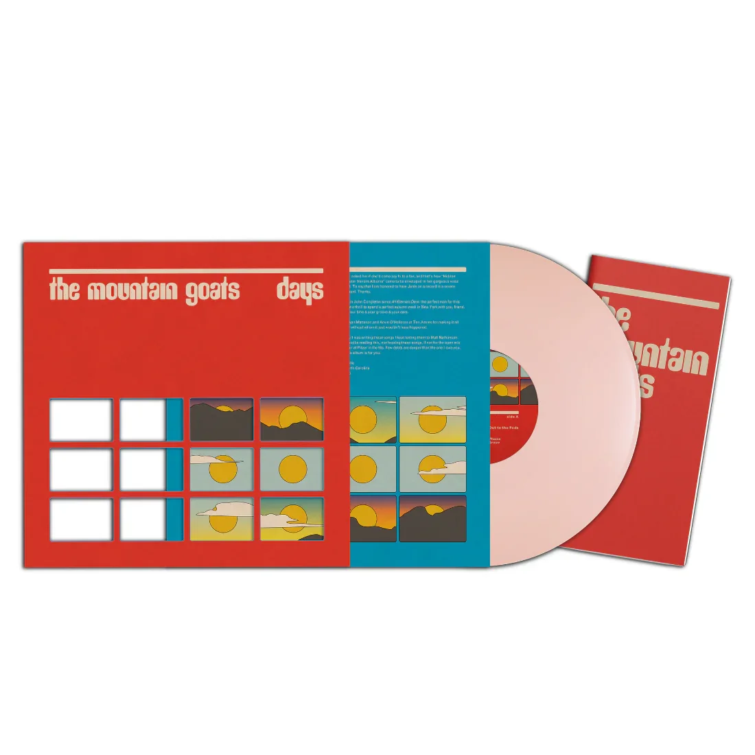 The Mountain Goats "Days" [DAWN WITH ITS ROSE-TIPPED FINGERS PINK VINYL/DELUXE INDIE EXCLUSIVE] *PREORDER*