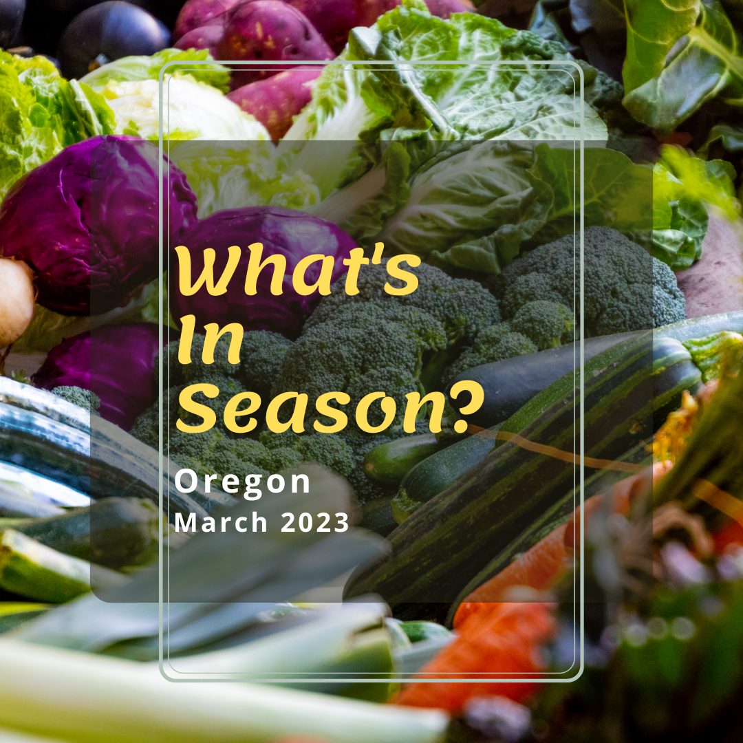 Seasonal Produce Oregon / March 2023
