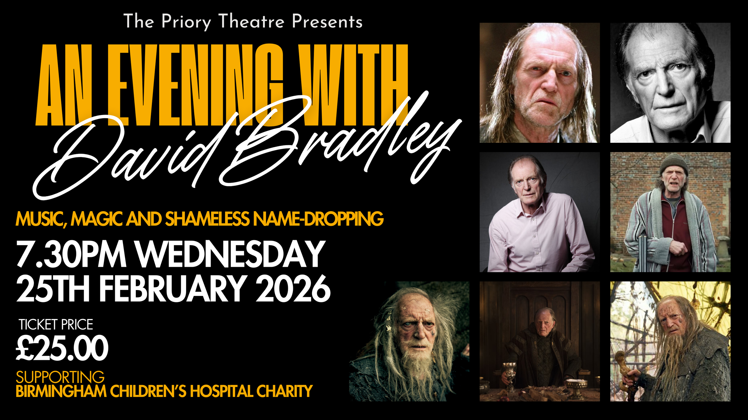 An Evening with David Bradley