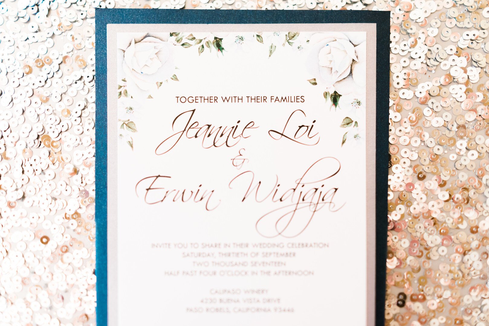 www.santabarbarawedding.com | Cali Paso Winery | Alyssa Lynne Photography | Danielle Stone Photography | All About Events | Paso Wedding Smith | Wedding Invitation 