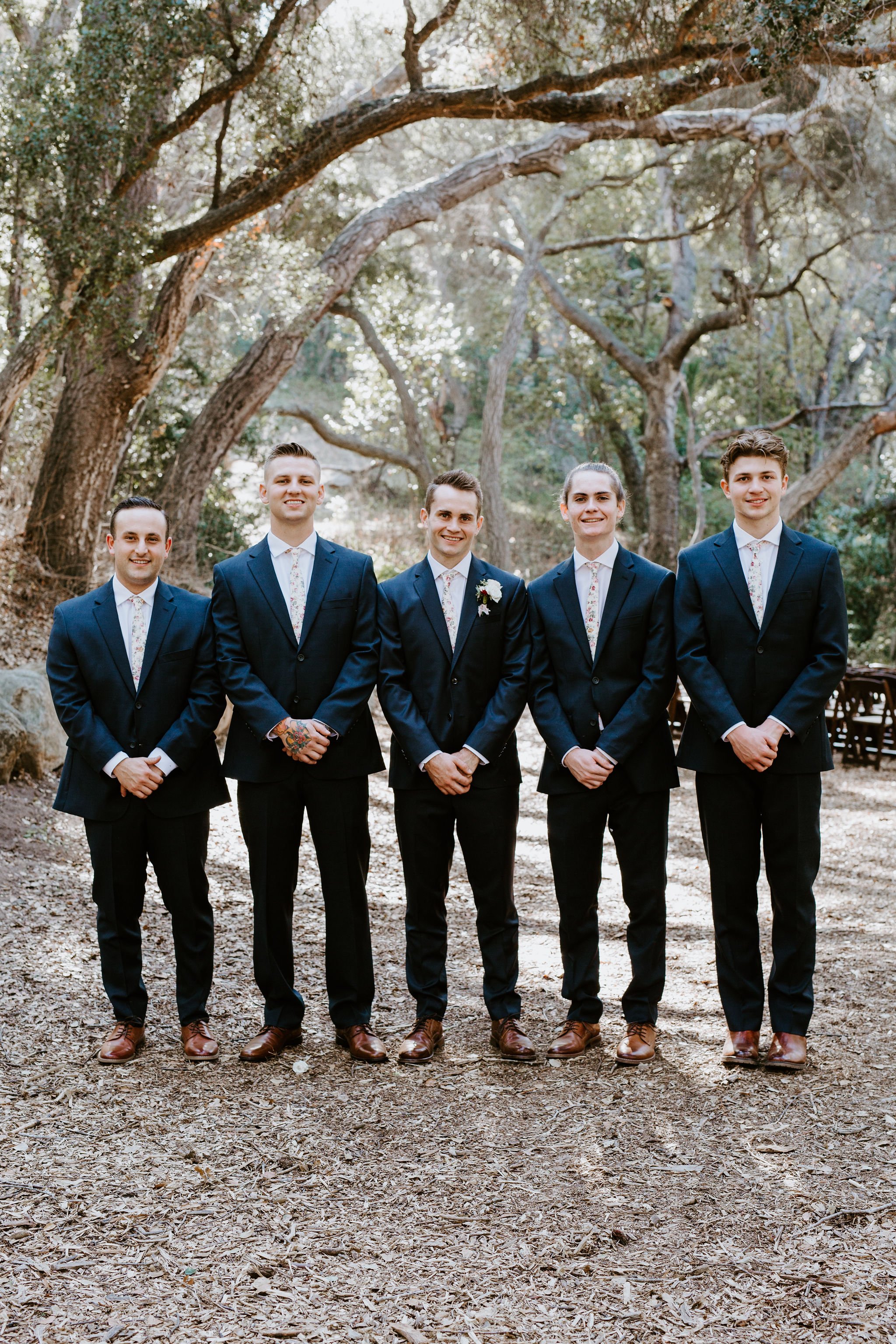 www.santabarbarawedding.com | Geoff and Lyndsi Photography | Santa Barbara Museum of Natural History | Jamie Mangone of LuJane Events | Groom and Groomsmen