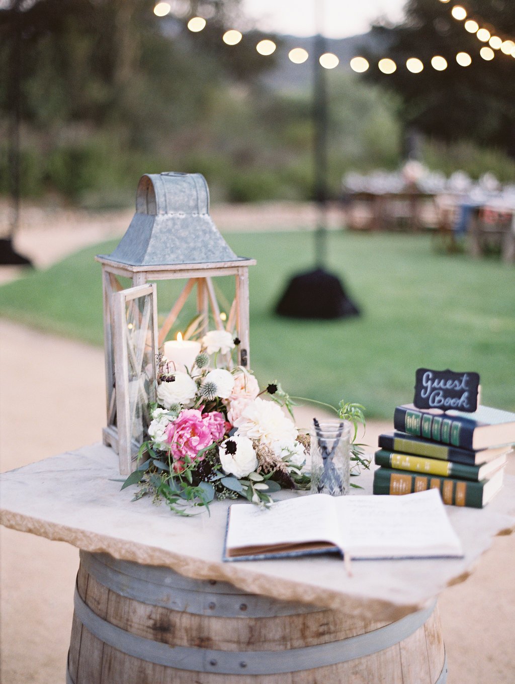 www.santabarbarawedding.com | Lavender and Twine | Sunstone Winery | Guest Book