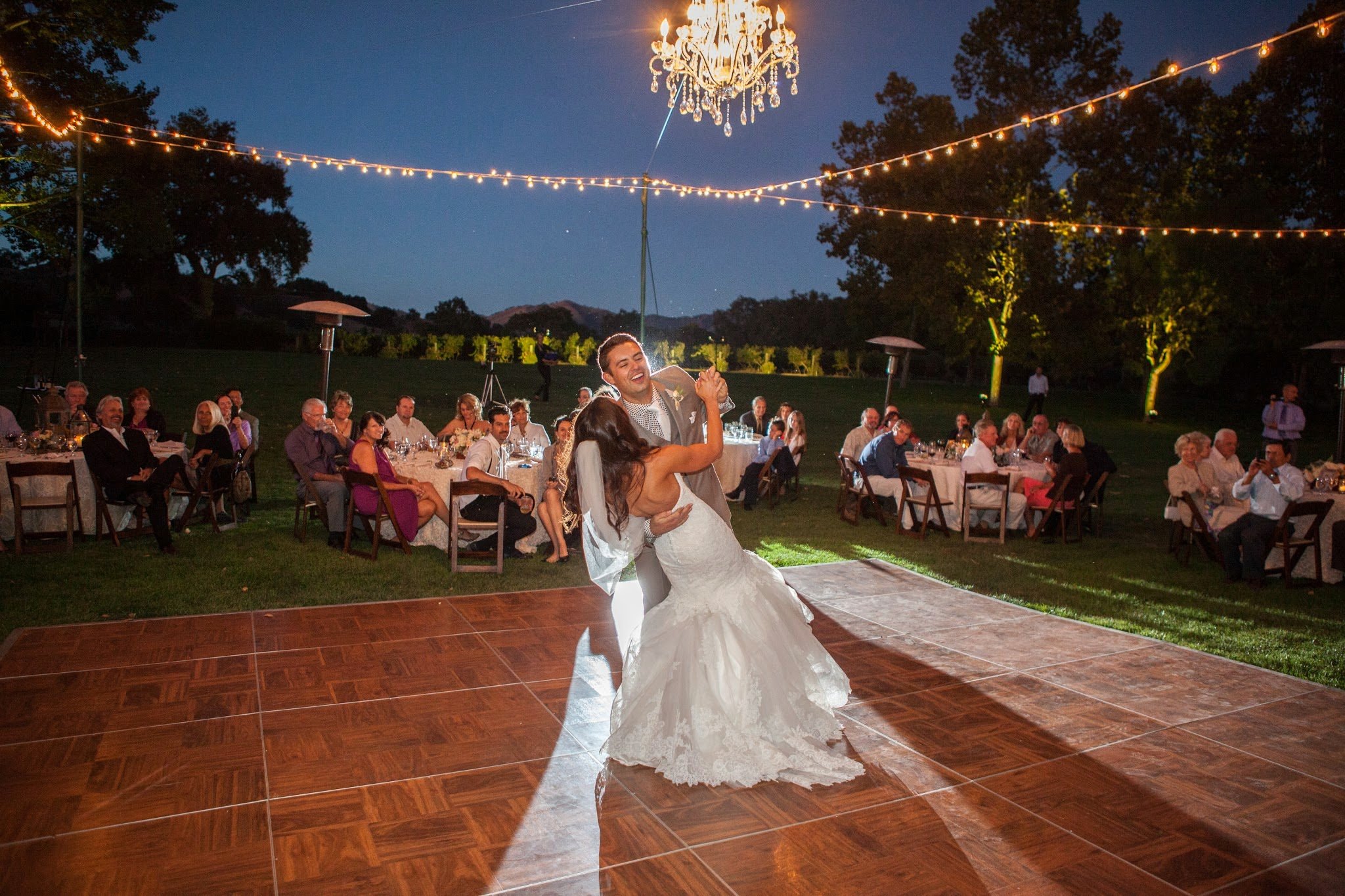 www.santabarbarawedding.com | Fess Parker Winery Location Spotlight | Waller Weddings | Wine Country Wedding | Dancing and Dance Floor