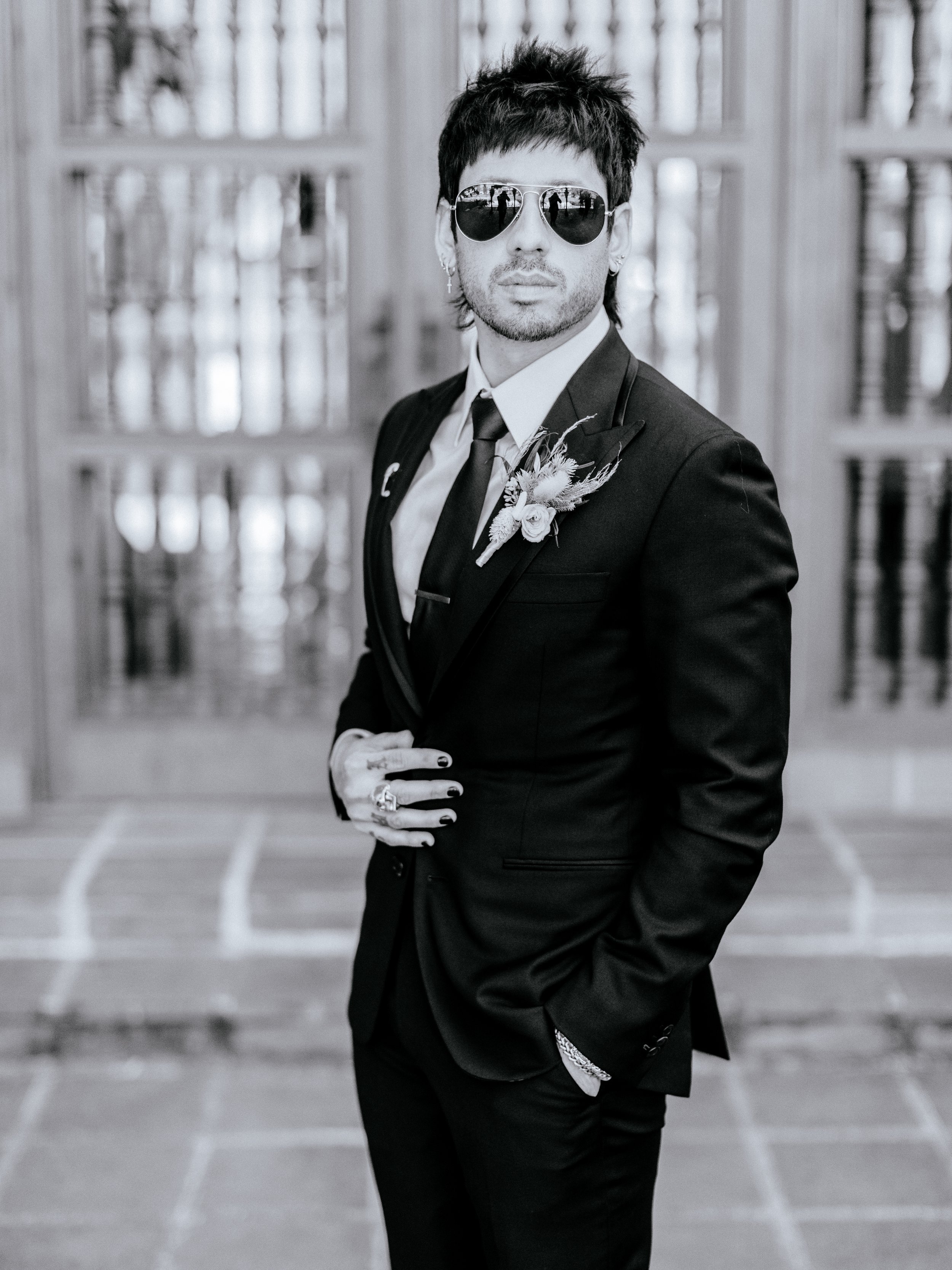 www.santabarbarawedding.com | Chris J. Evans | Santa Barbara Courthouse | David Alan | Groom Before the Ceremony 