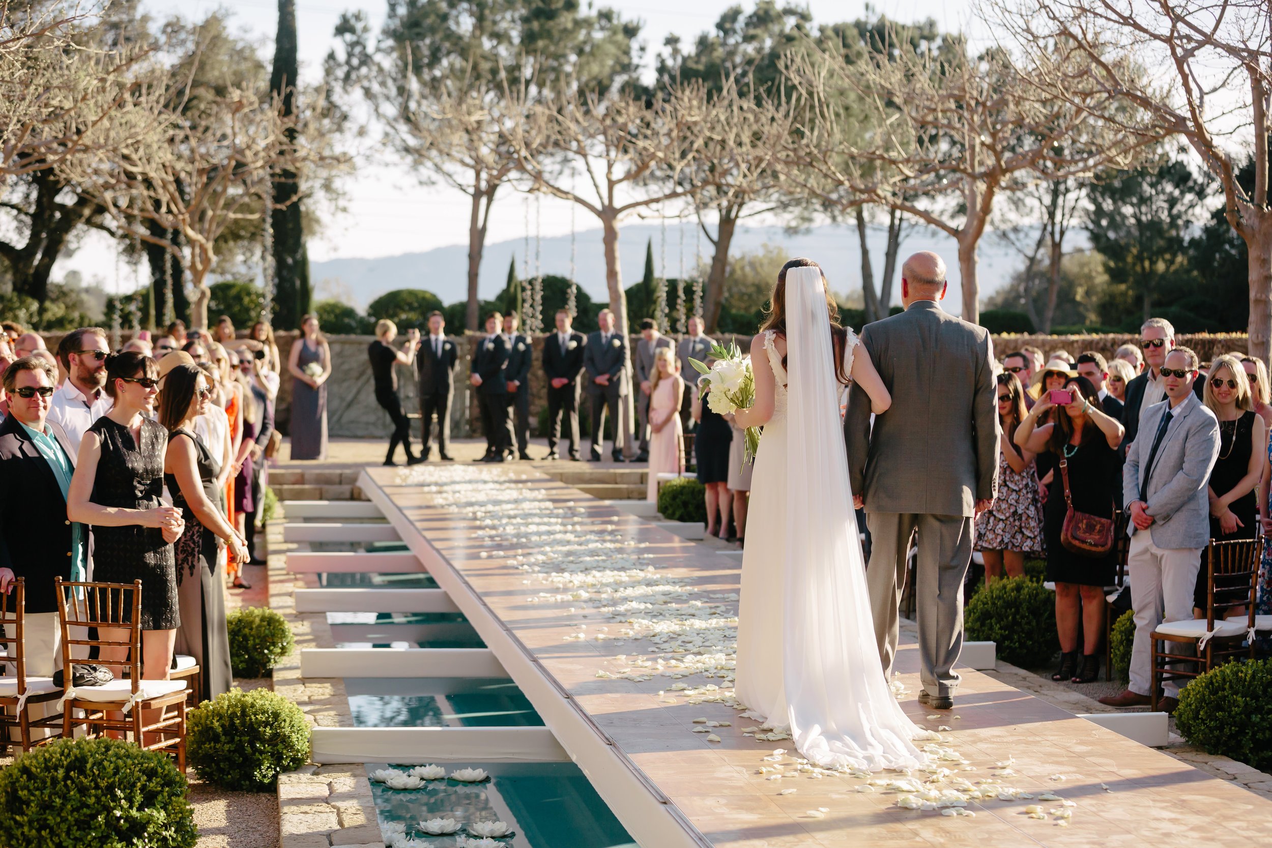 www.santabarbarawedding.com | Rewind Photography | Provence in Ojai | Father and Bride | Ceremony