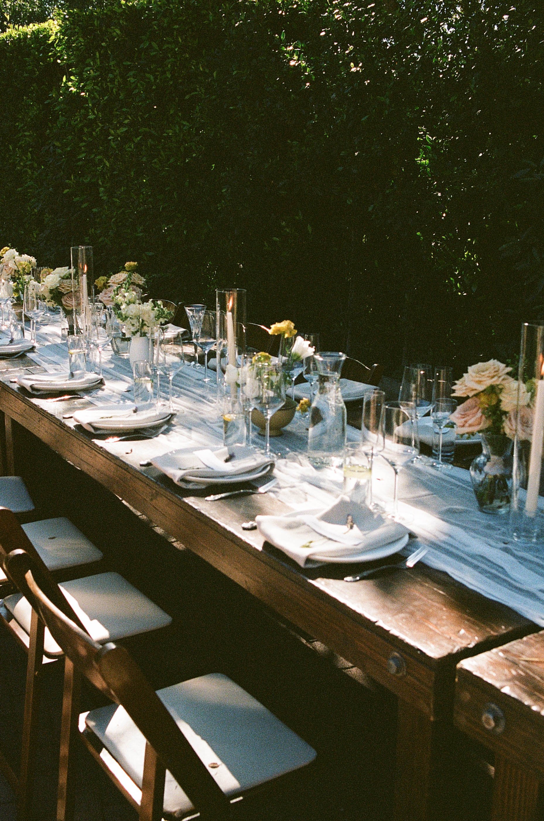 www.santabarbarawedding.com | Monique Bianca | Las Palmas Estate | Nicole Leza | Antheia Floral &amp; Design | Amigo Party Rentals | Pure Joy Catering | Reception Table Set Up