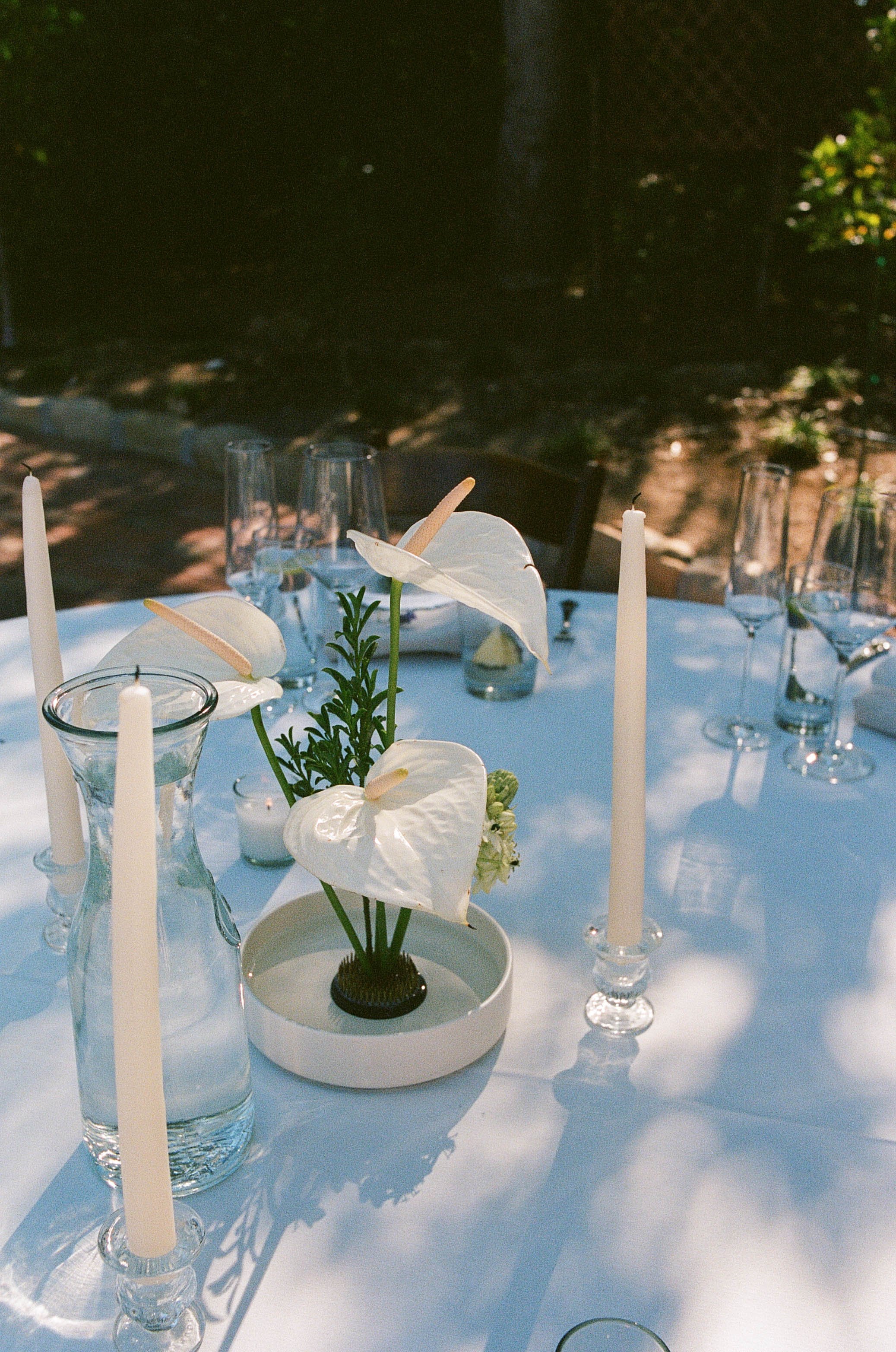 www.santabarbarawedding.com | Monique Bianca | Las Palmas Estate | Nicole Leza | Antheia Floral &amp; Design | Amigo Party Rentals | Pure Joy Catering | Reception Table Set Up