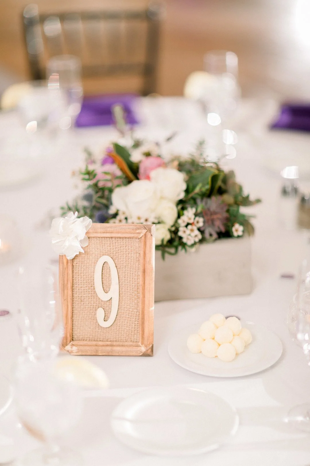 www.santabarbarawedding.com | Three16 Photography | Embassy Suites by Mandalay Beach Resort | One Sweet Day | Conroy’s Flowers | Reception Table Numbers