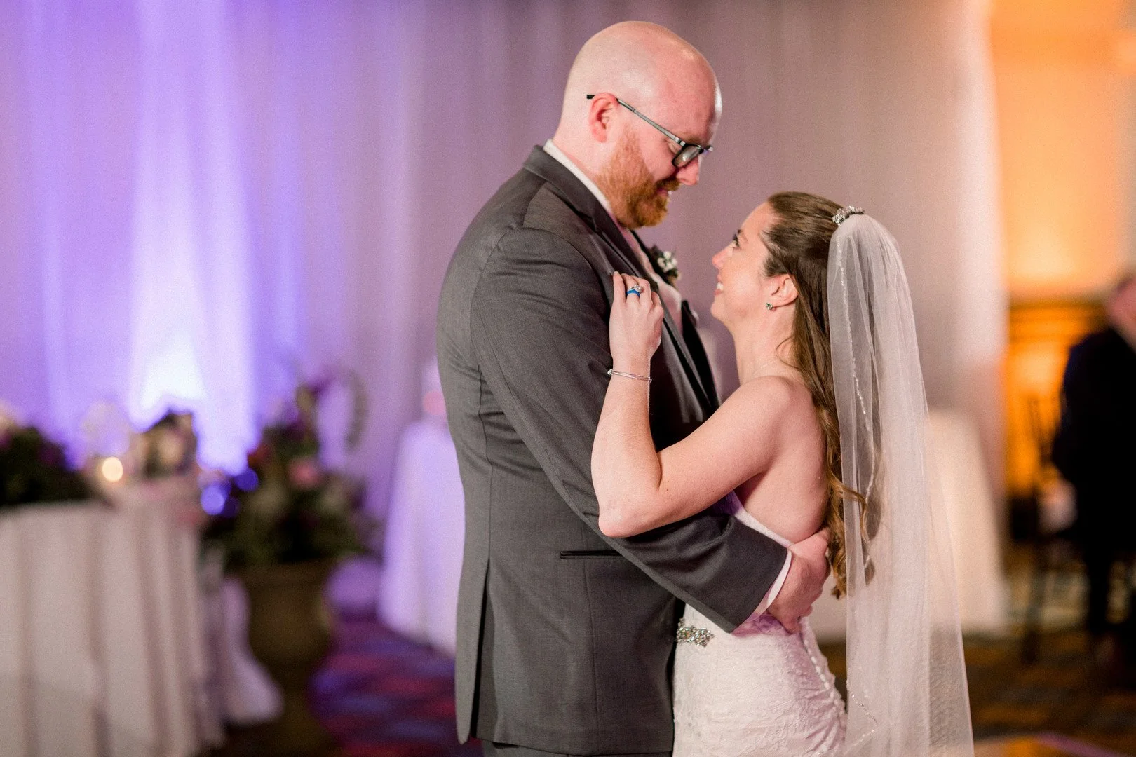www.santabarbarawedding.com | Three16 Photography | Embassy Suites by Mandalay Beach Resort | One Sweet Day | In The Mix Band | Couple Sharing a Dance
