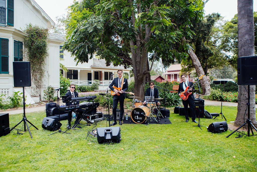 www.santabarbarawedding.com | Just Kiss Collective | Rancho La Patera & Stow House | Wedding Band