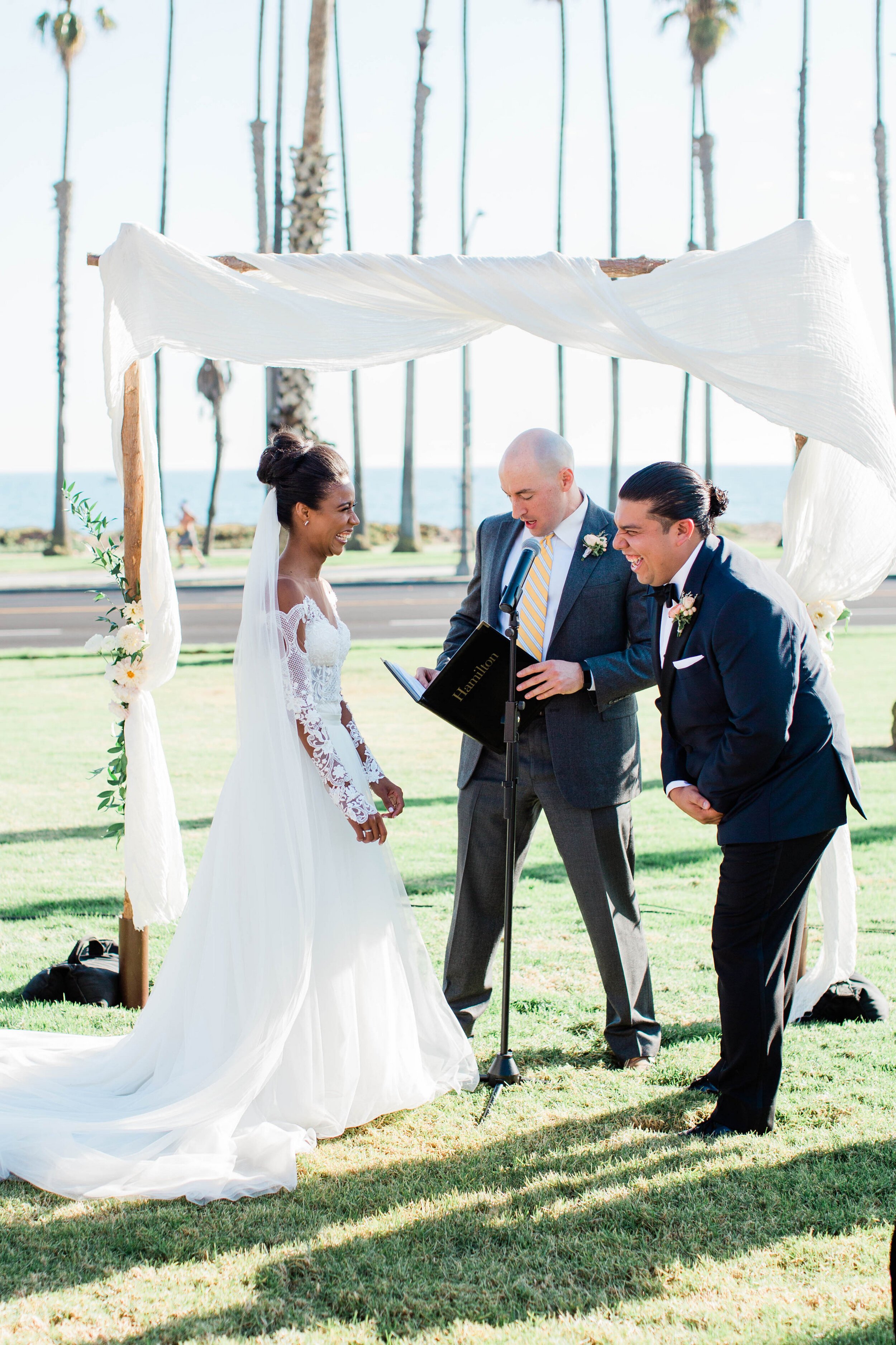 www.santabarbarawedding.com | White Sage Wedding &amp; Events | Amber Jean | Hilton SB Beachfront Resort | Ojai Blooms | Amigo Party Rentals | Brendan Gallagher | The Ceremony 