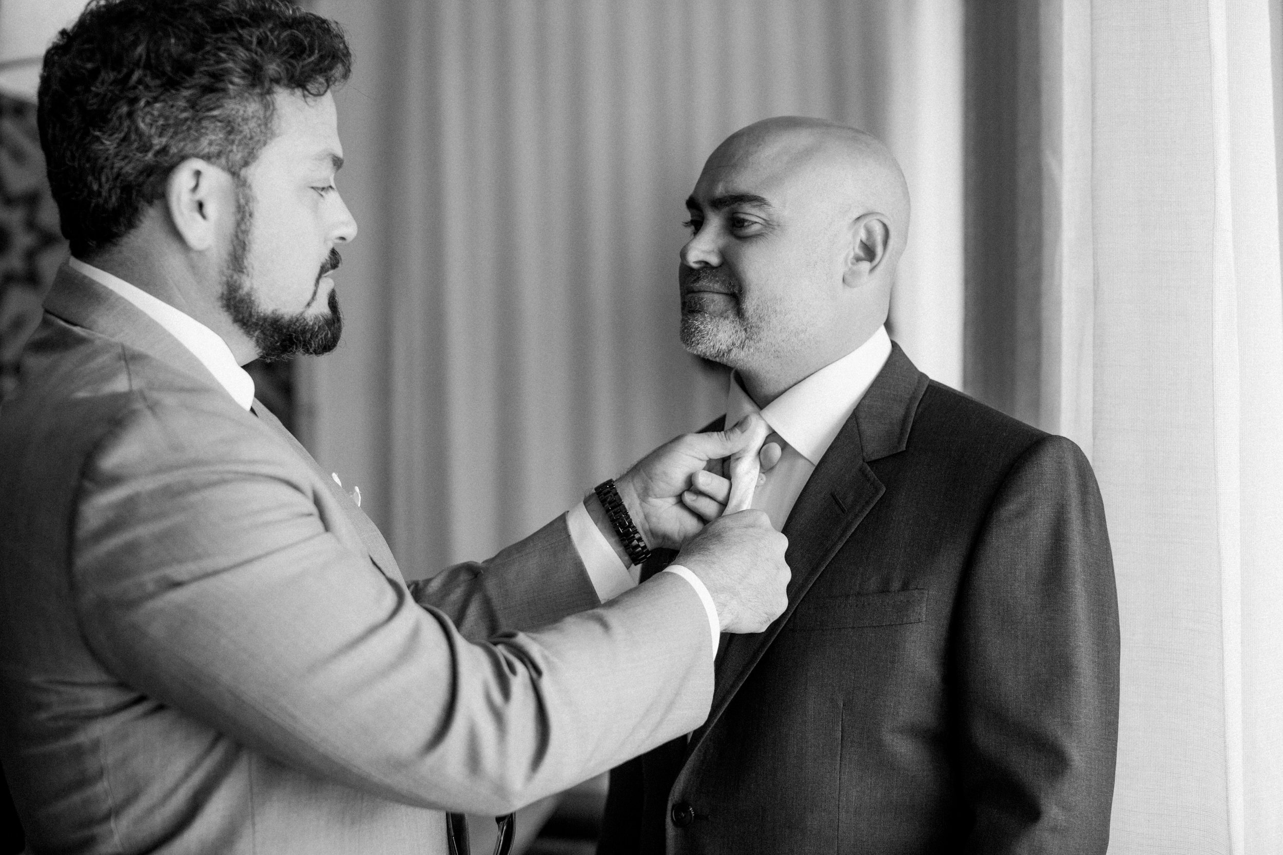 www.santabarbarawedding.com | Canary Hotel | Anna Delores Photography | Santa Barbara Wedding Coordinator | Groom getting ready