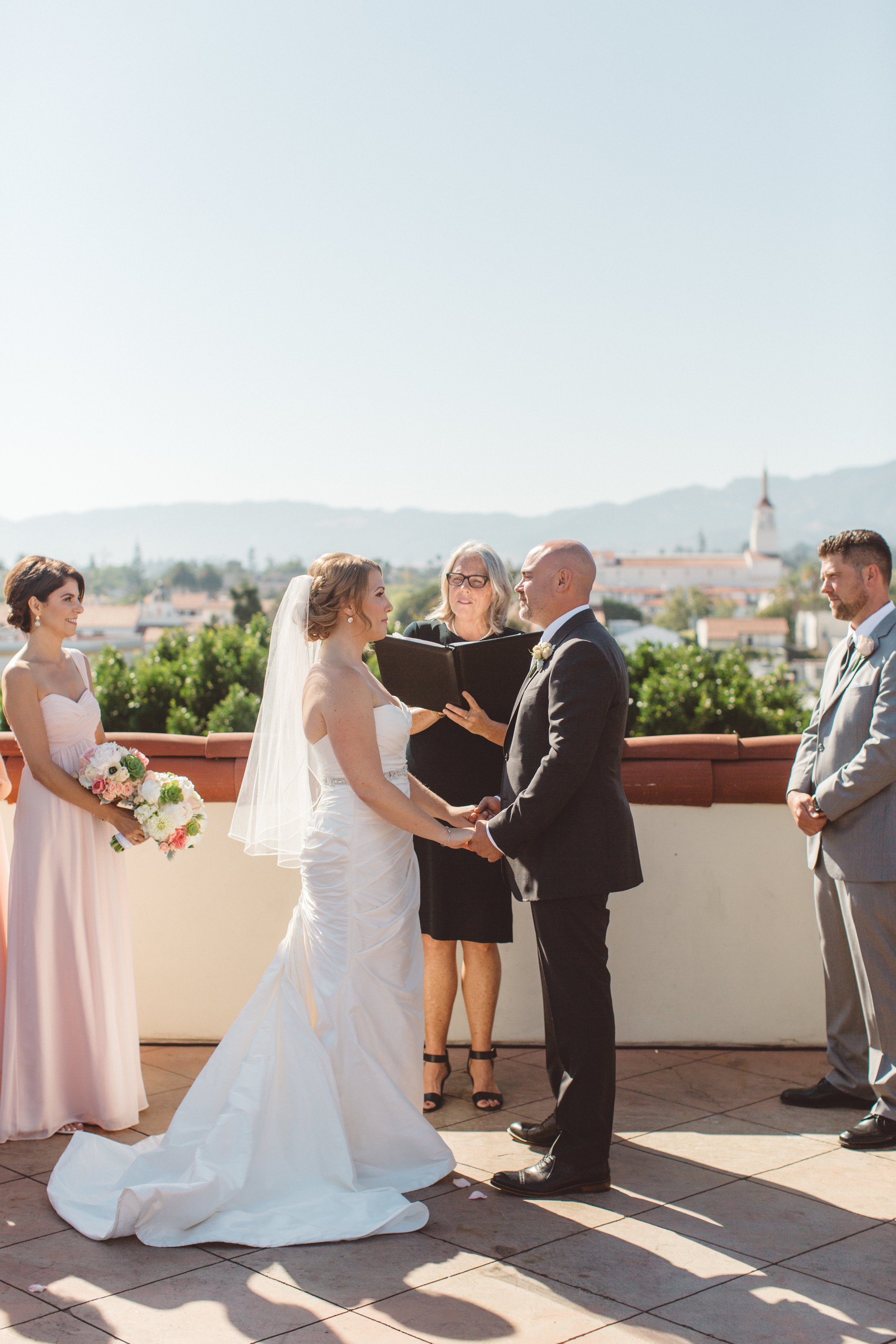 www.santabarbarawedding.com | Canary Hotel | Anna Delores Photography | Santa Barbara Wedding Coordinator | Vows | Ceremony