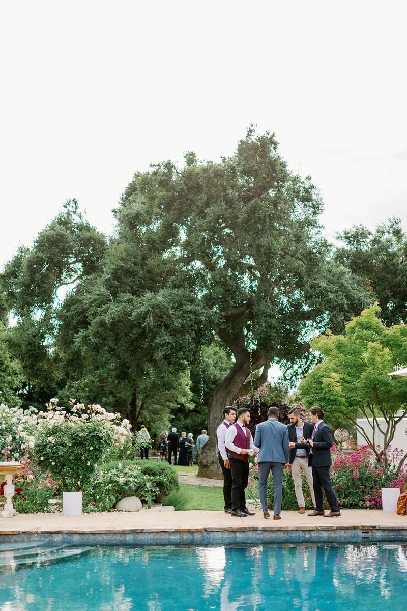 www.santabarbarawedding.com | White Sage | Taryn Grey Photography | Ojala Floral | The Tent Merchant | Otis &amp; Pearl | At Your Service Fine Food &amp; Catering | Reception Cocktail Hour