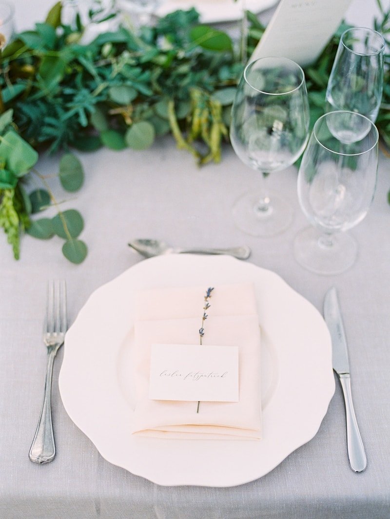 www.santabarbarawedding.com | White Sage | Taryn Grey Photography | Ojala Floral | The Tent Merchant | Otis &amp; Pearl | At Your Service Fine Food &amp; Catering | Reception Table Set Up 