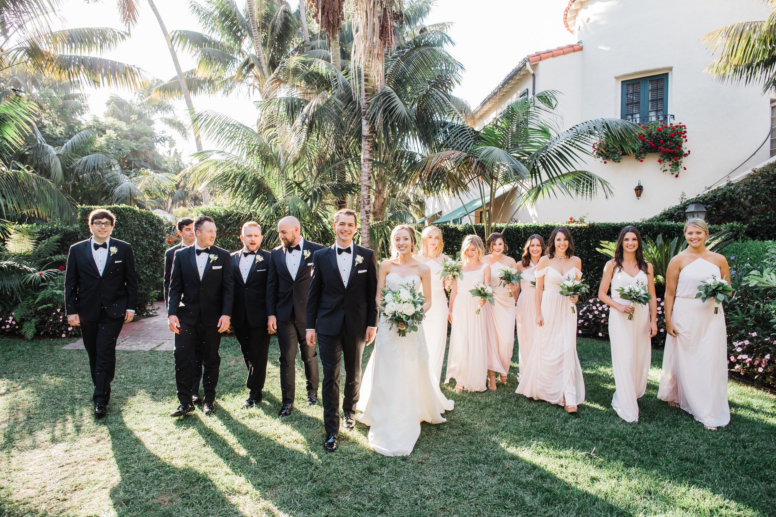 www.santabarbarawedding.com | KB Events | Michael and Anna Costa | Four Seasons The Biltmore | Bridal Party