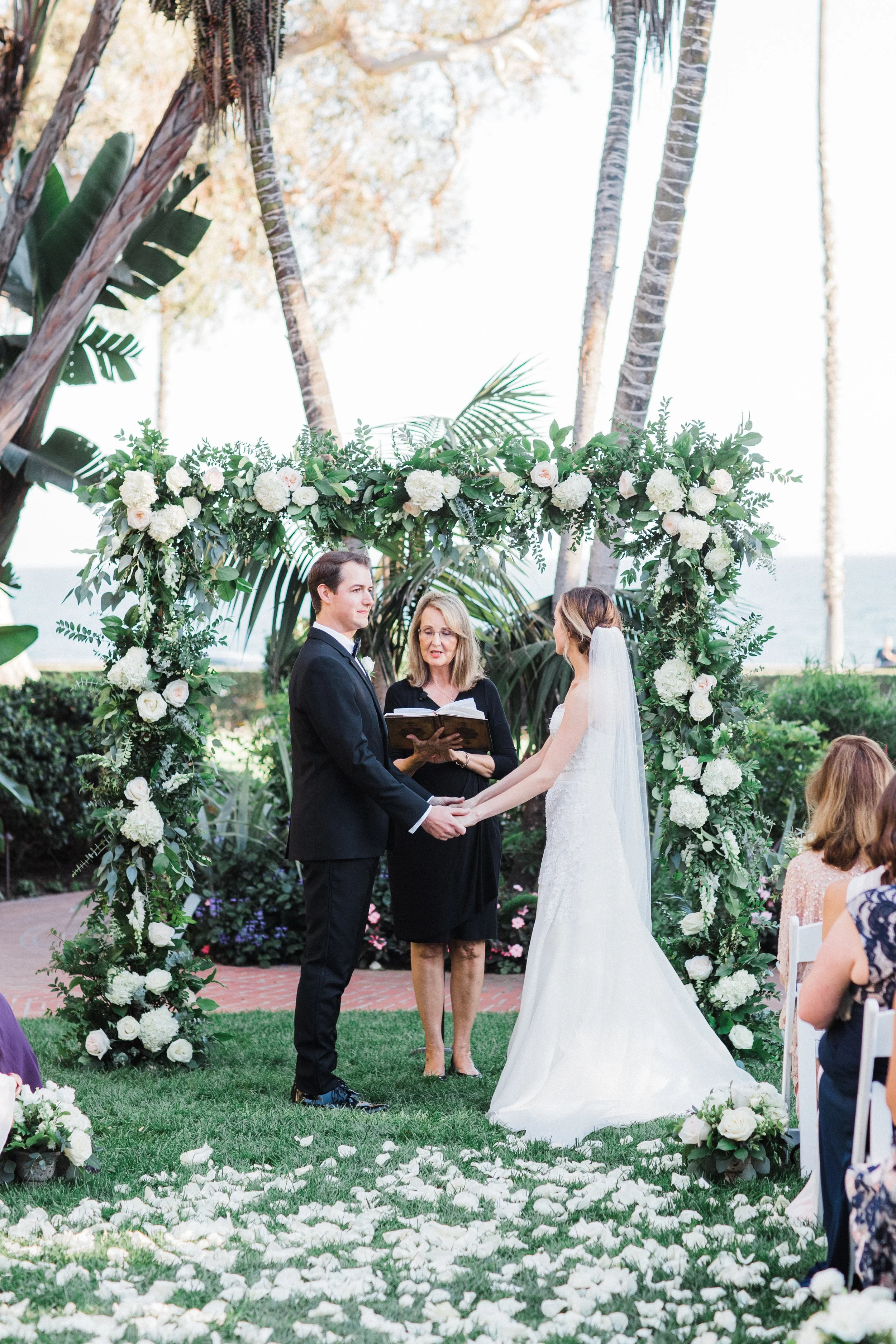 www.santabarbarawedding.com | KB Events | Michael and Anna Costa | Four Seasons The Biltmore | Vows | Ceremony